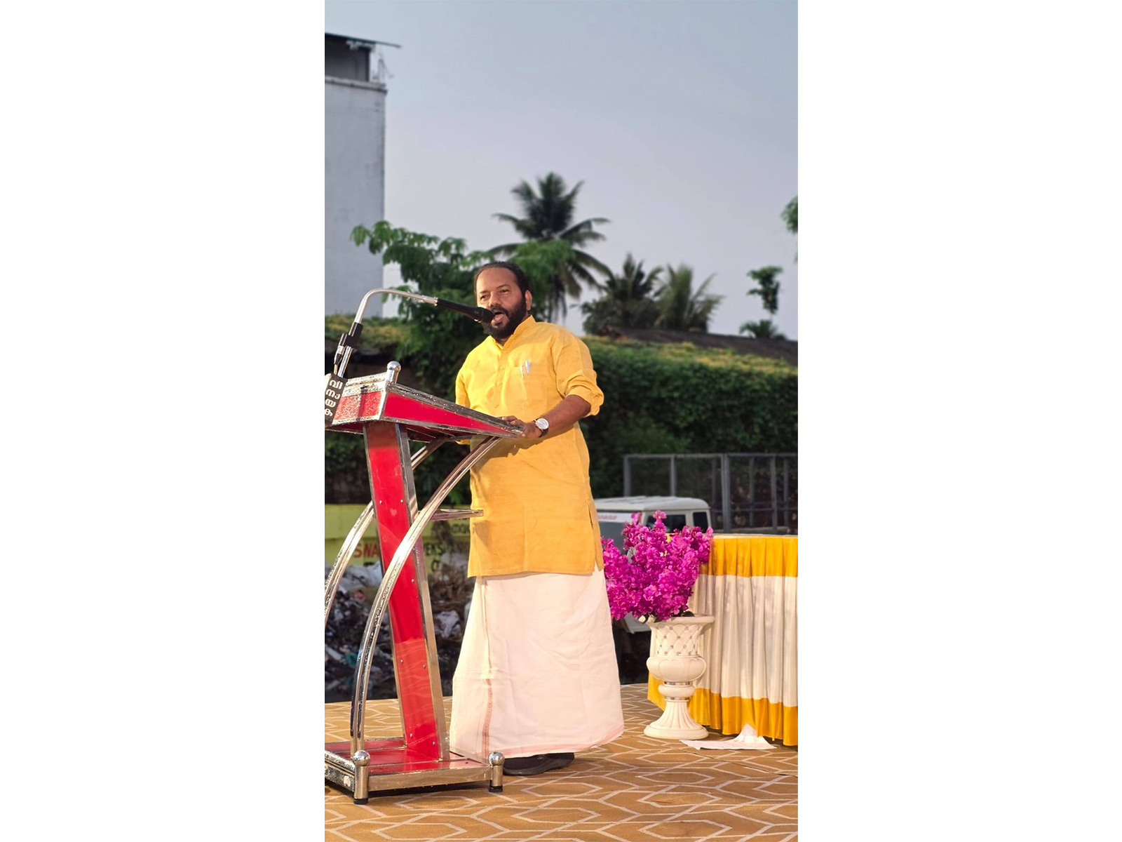 Keralam BJP General Secretary S Suresh (Photo/S Suresh's Facebook)