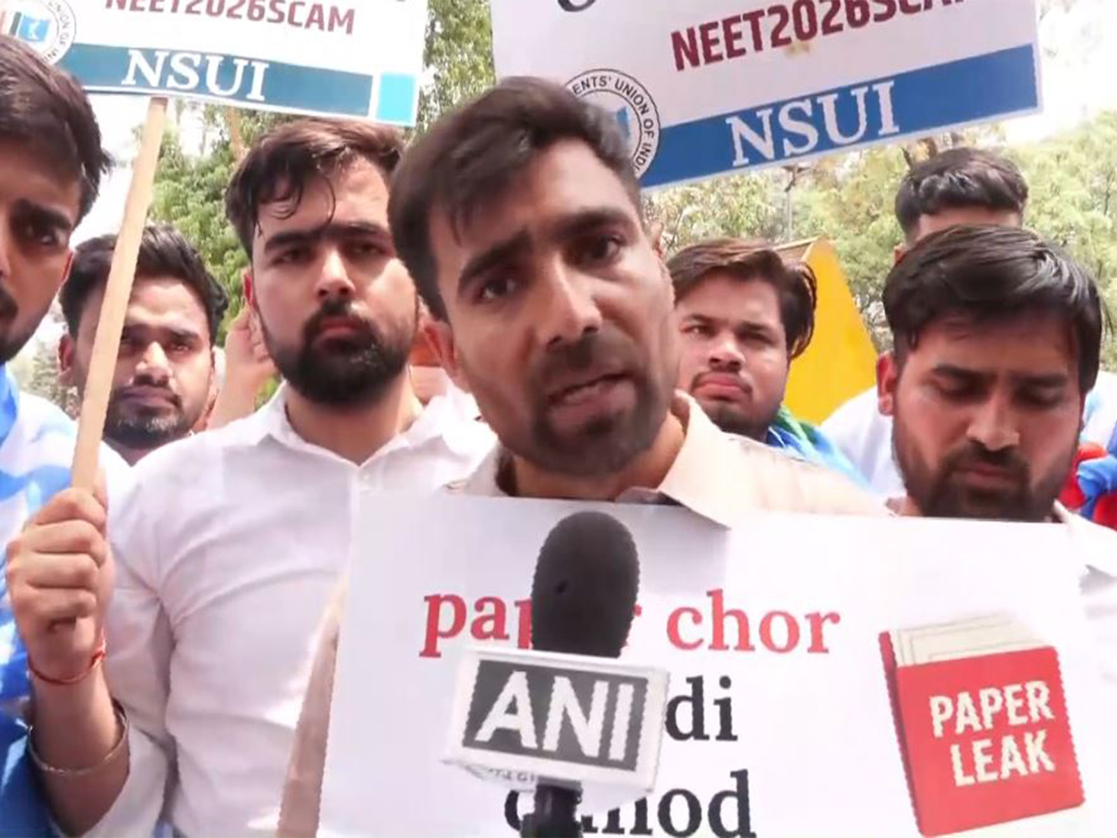 NSUI National President Vinod Jakhar (Photo/ANI)