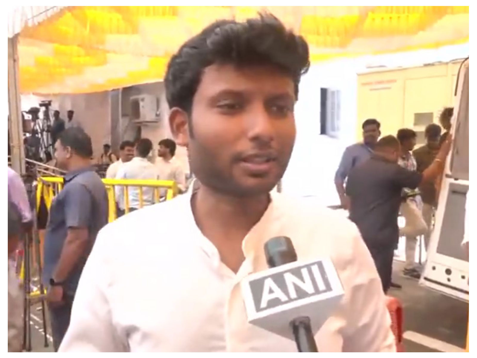 Tamilaga Vettri Kazhagam (TVK) MP P Rhevanth Charan (Photo/ANI)