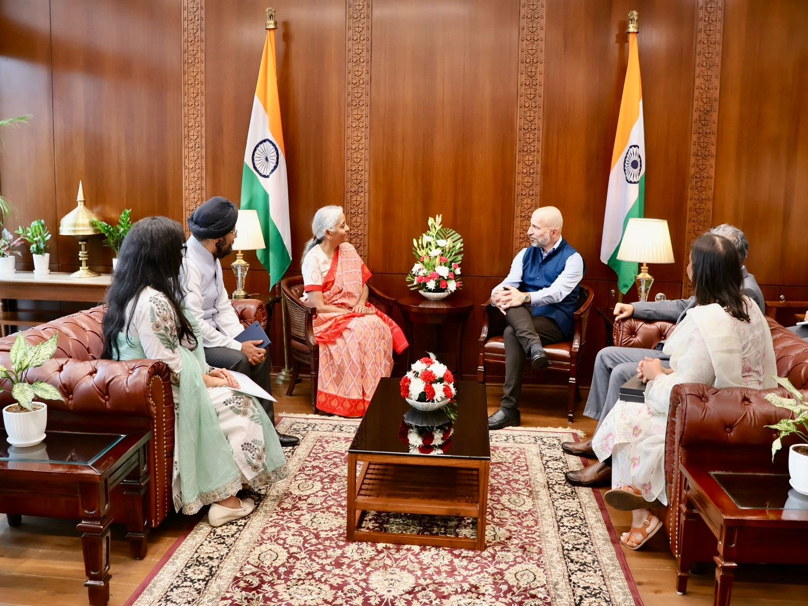 Uber CEO meets FM Sitharaman, discusses India investment roadmap (Photo-Finance Ministry)