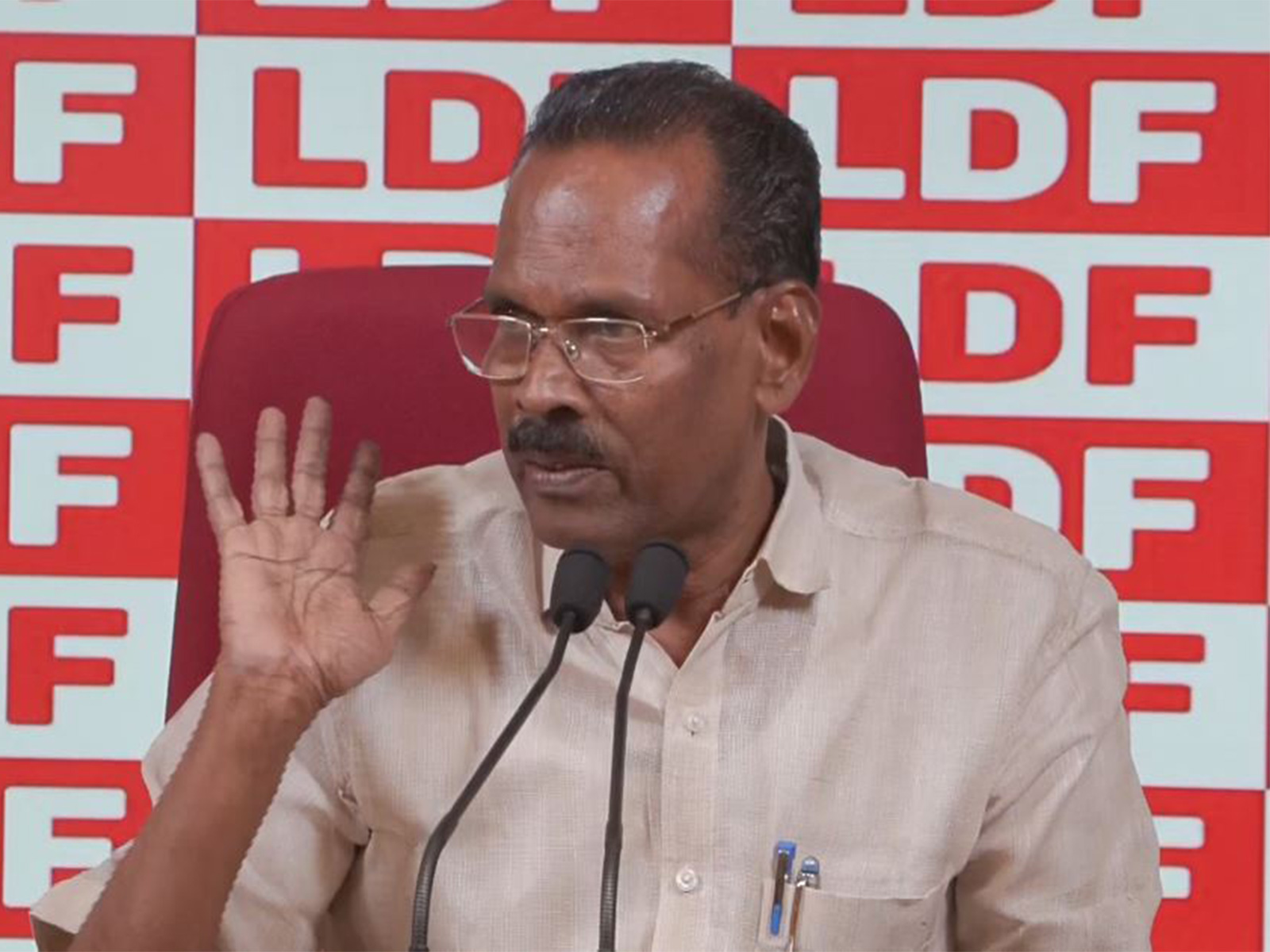 LDF Convenor TP Ramakrishnan (Photo/ANI)