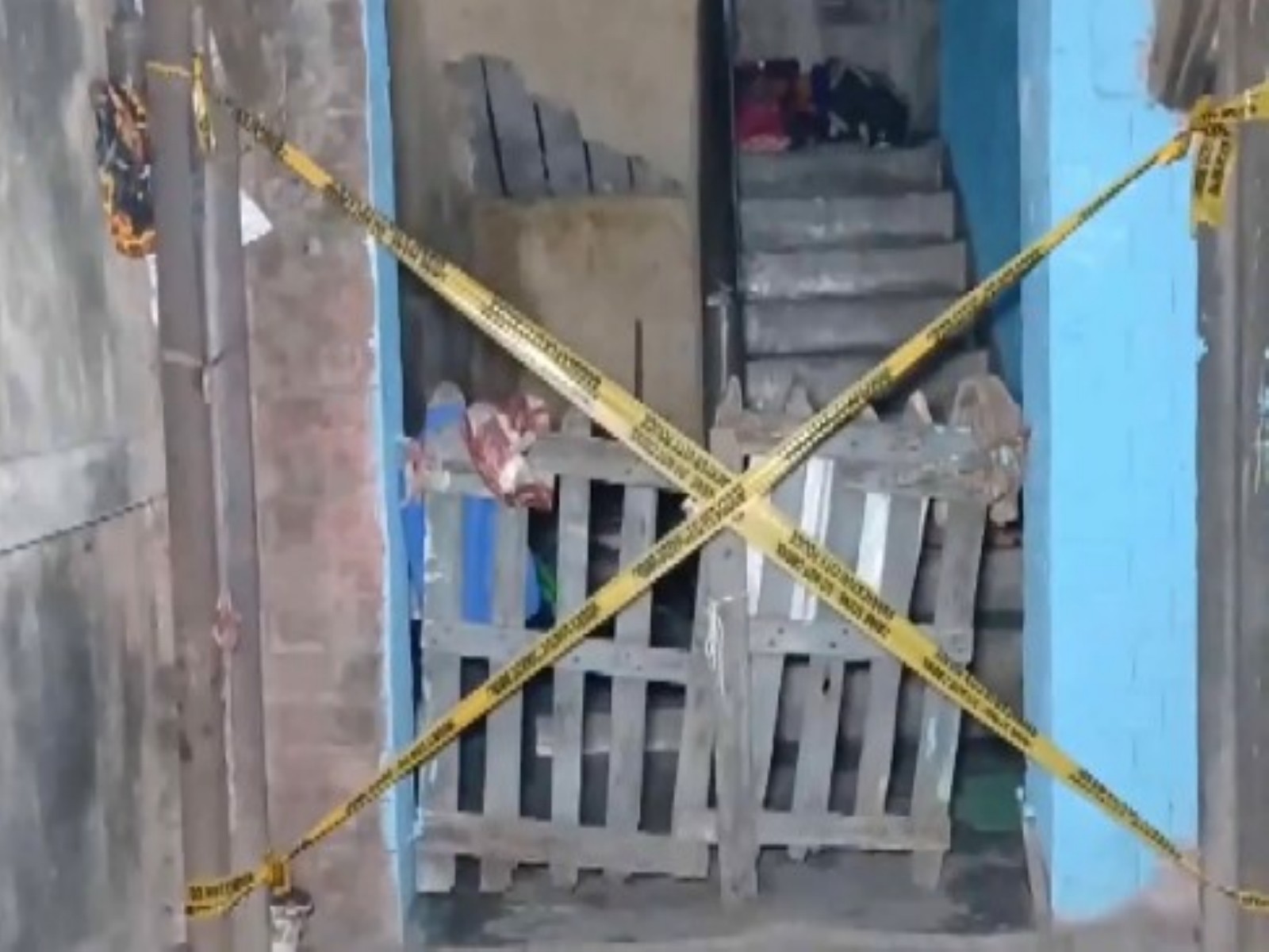 Spot where crude bomb was found (Photo/ANI)