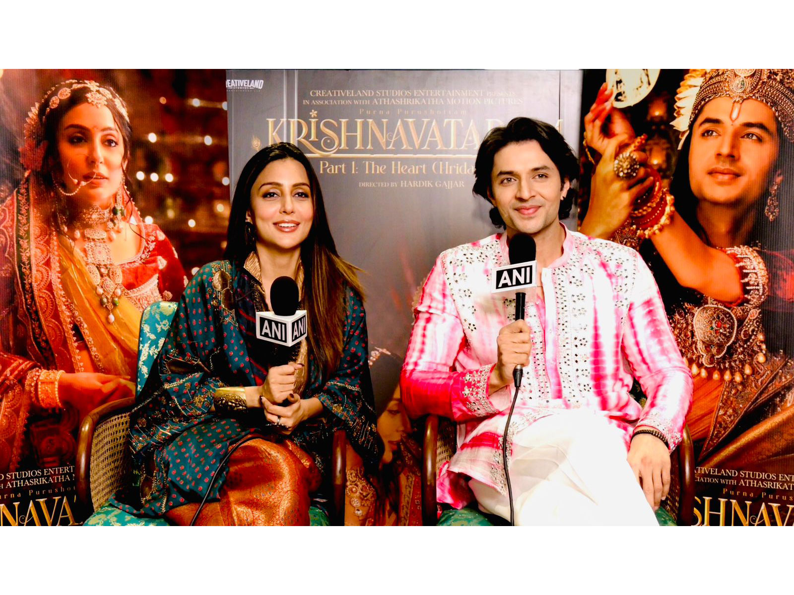 Actors Siddharth Gupta and Sanskruti Jayana (Photo/ANI)