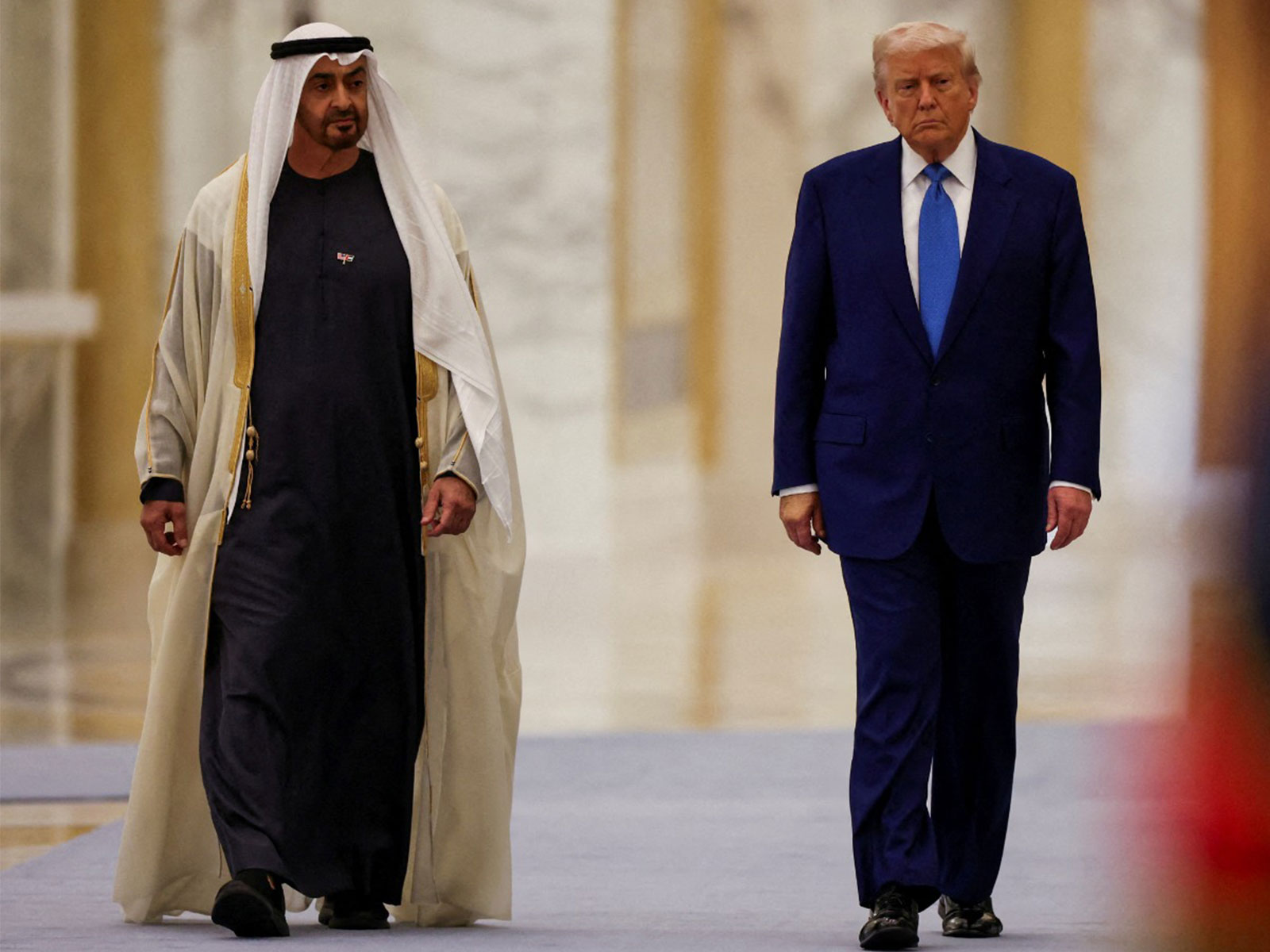 US President Donald Trump and UAE President Mohamed bin Zayed Al Nahyan (File Photo/ Reuters)
