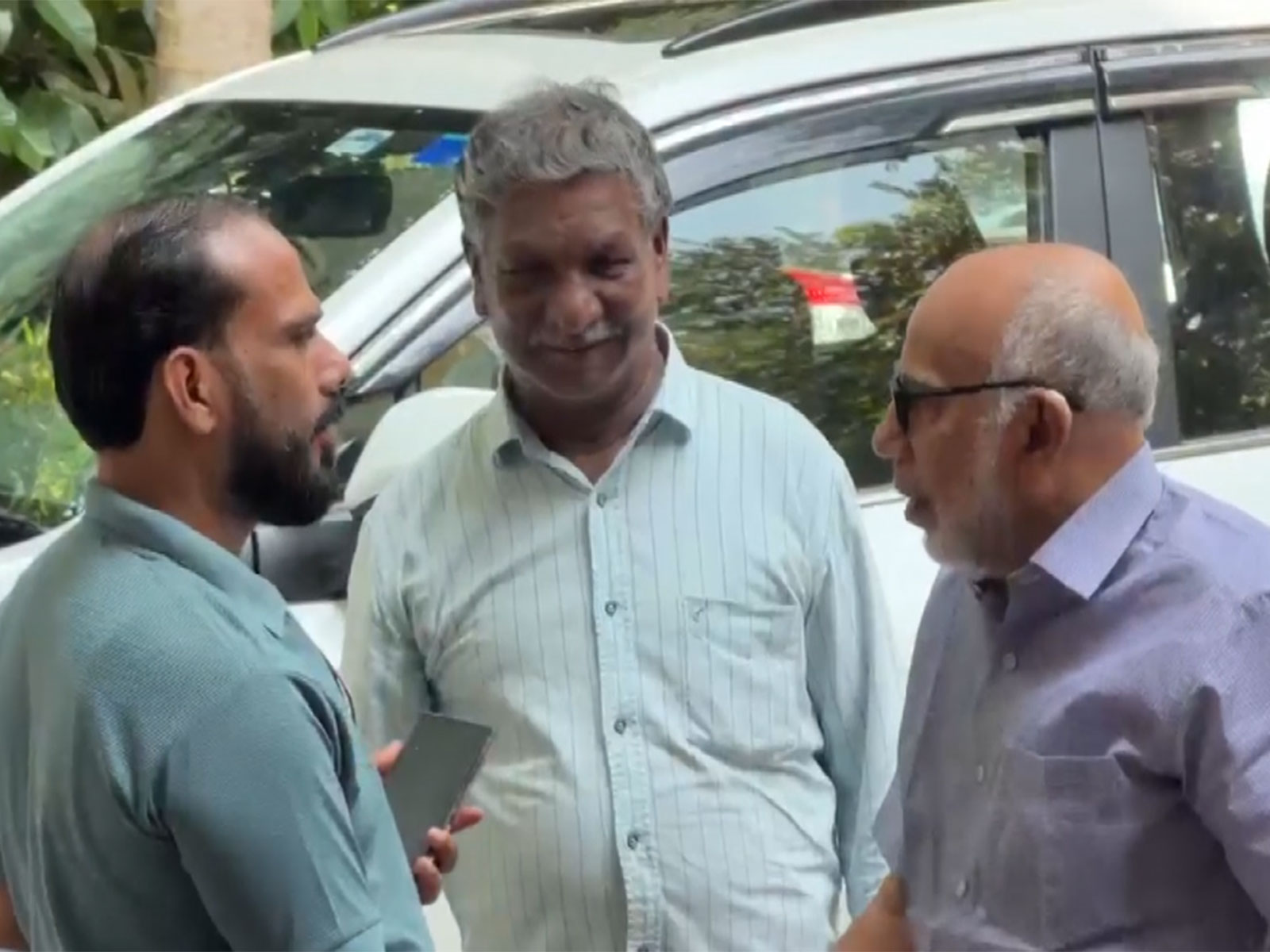 IUML leaders arrive at Panakkad in Keralam (Photo/ANI)