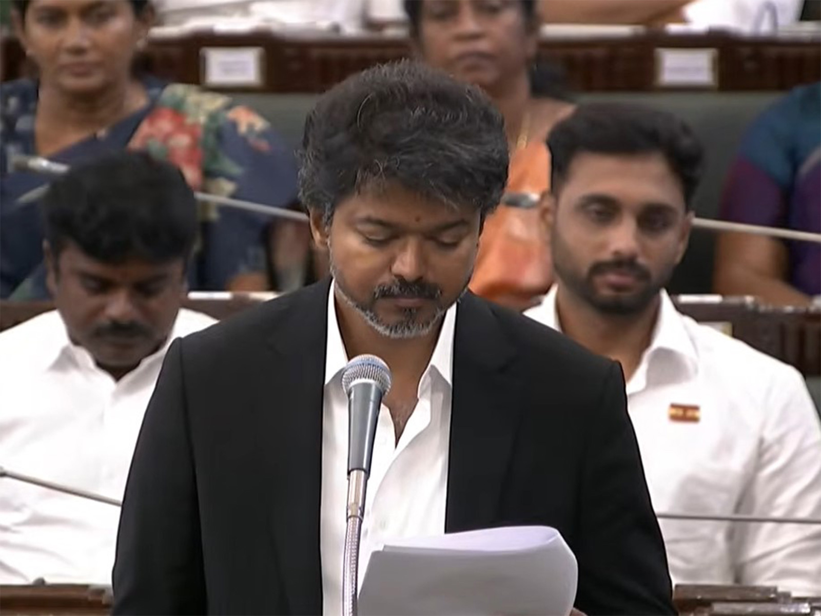 Tamil Nadu Chief Minister Vijay (Photo/ANI)