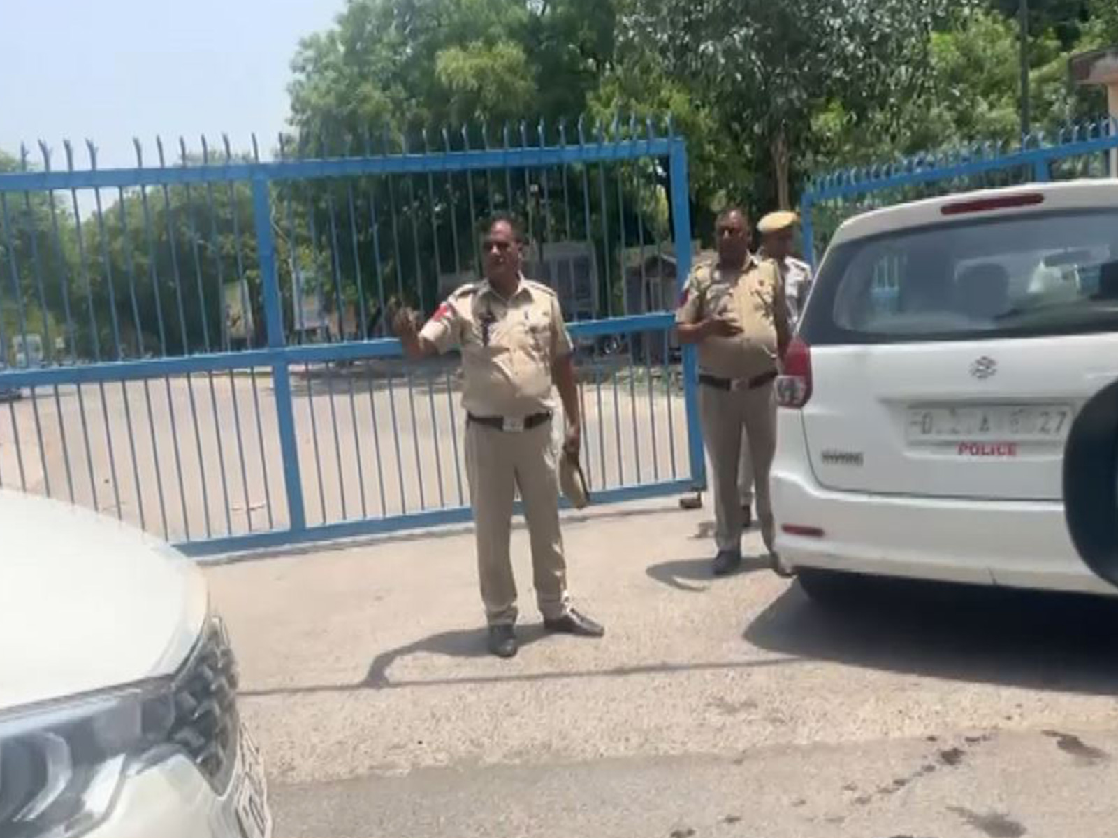 CBI team reaches NTA office in Delhi (Photo/ANI)