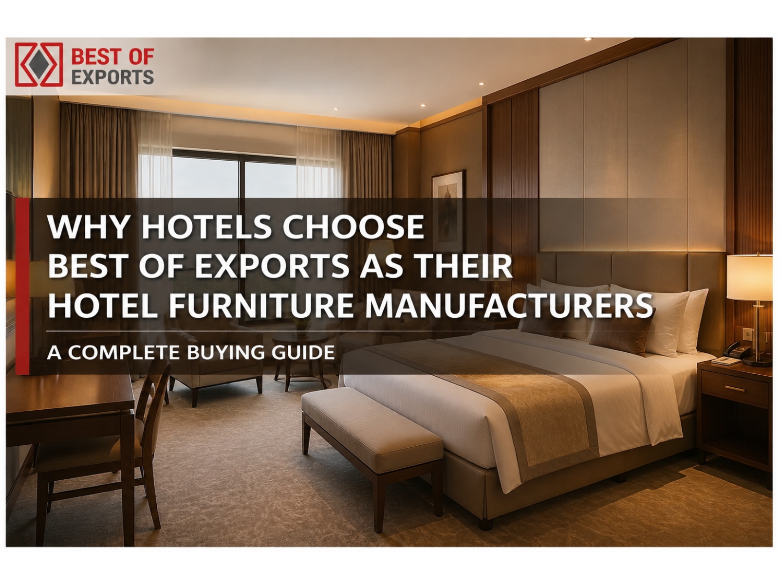 Why Hotels Choose Best of Exports as Their Hotel Furniture Manufacturers Why Hotels Choose Best of Exports as Their Hotel Furniture Manufacturers