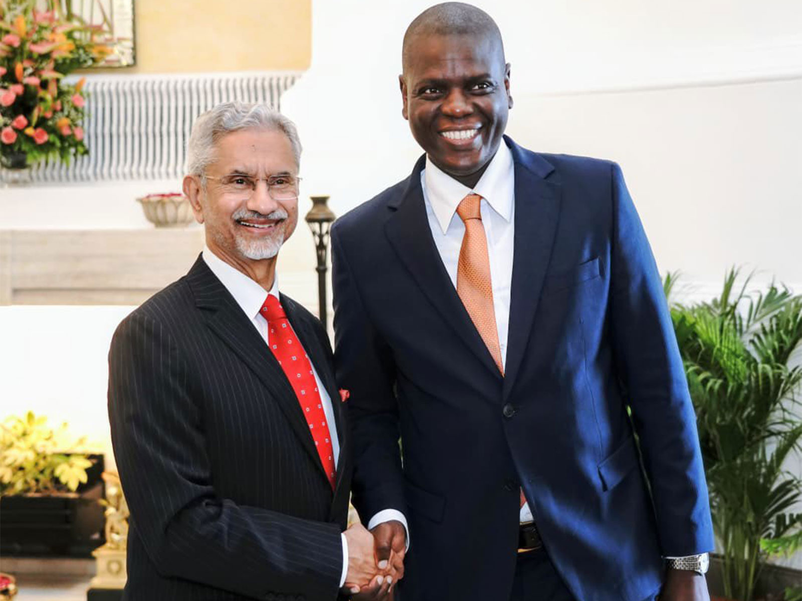 External Affairs Minister S Jaishankar and South Africa’s Minister of International Relations and Cooperation Ronald Lamola (Photo: X@DrSJaishankar)