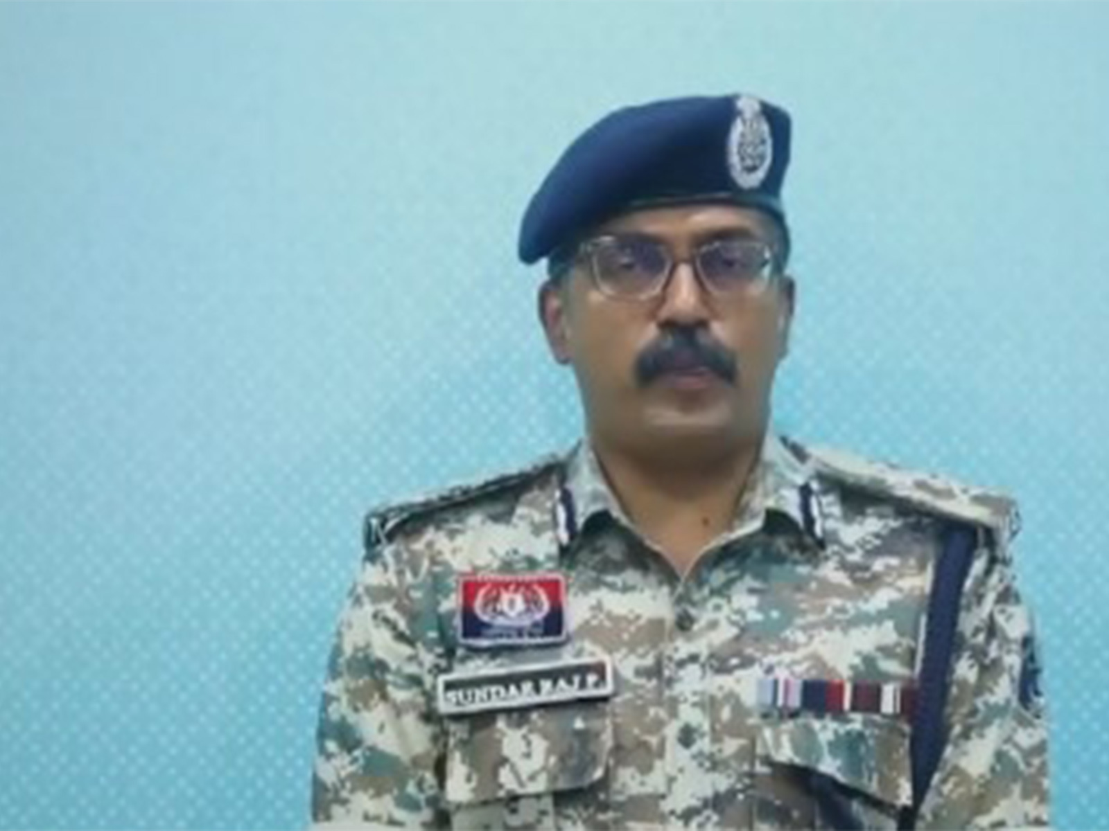 IG Bastar P Sunderraj (Photo/ANI)