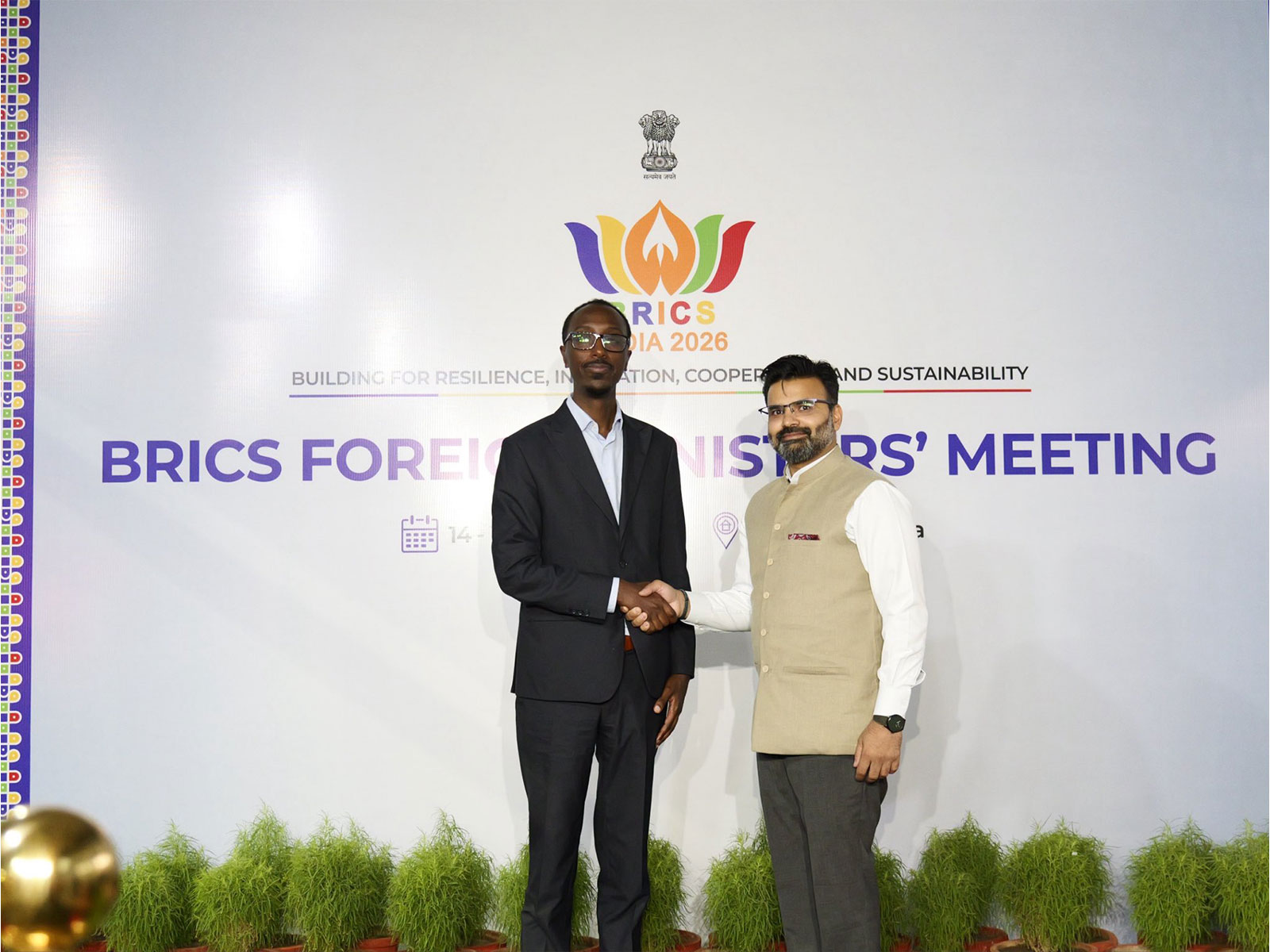 Ethiopian Foreign Minister arrives in New Delhi for BRICS Foreign Ministers’ Meeting (Photo/X@MEAIndia)