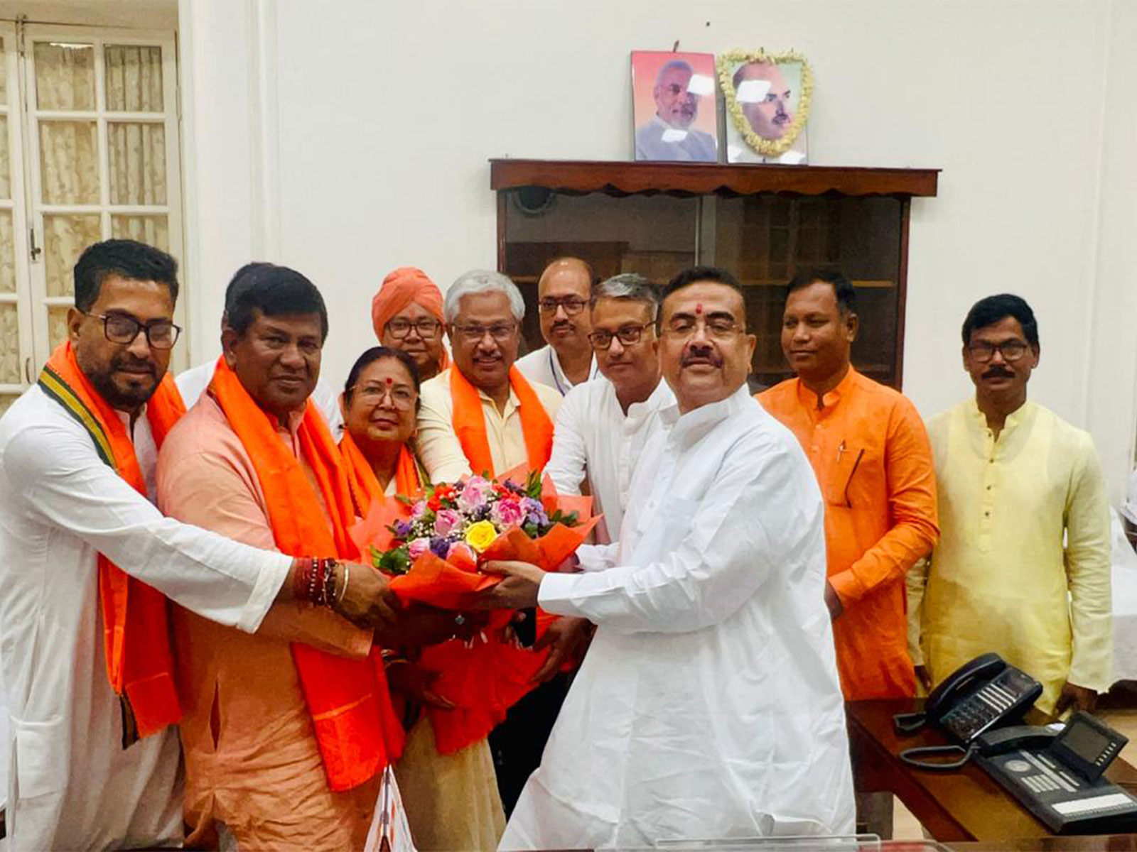 West Bengal CM Suvendu Adhikari with BJP's Speaker candidate Rathindra Bose (Photo/@SuvenduWB) West Bengal CM Suvendu Adhikari with BJP's Speaker candidate Rathindra Bose (Photo/@SuvenduWB)