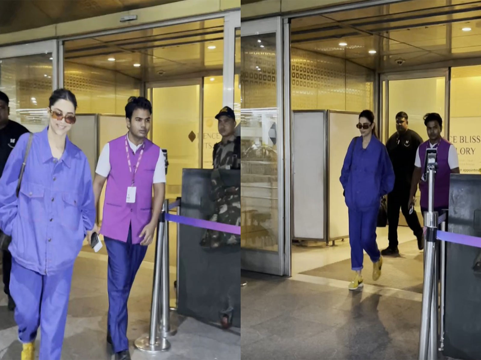 Deepika Padukone airport look (Photos/ANI) Deepika Padukone airport look (Photos/ANI)