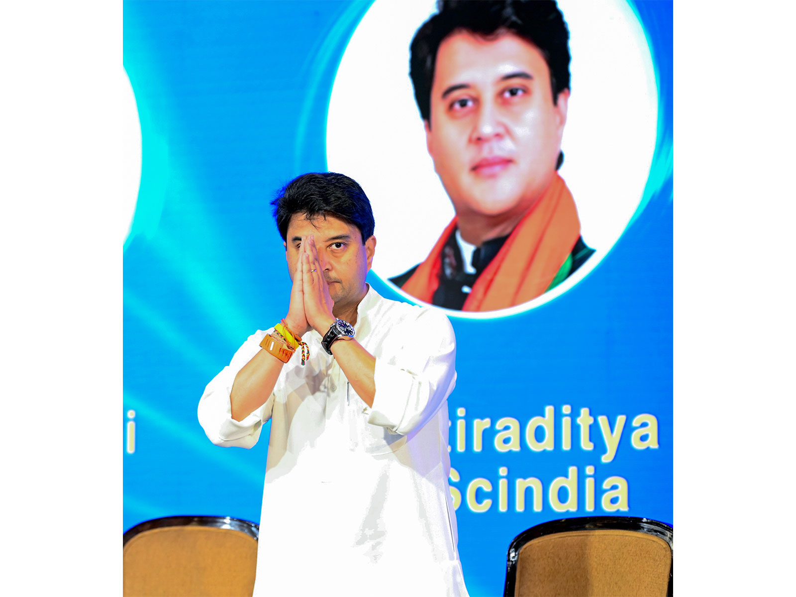 Union Minister for Development of North Eastern Region (DoNER) and Communications Jyotiraditya Scindia (Photo/ANI)
