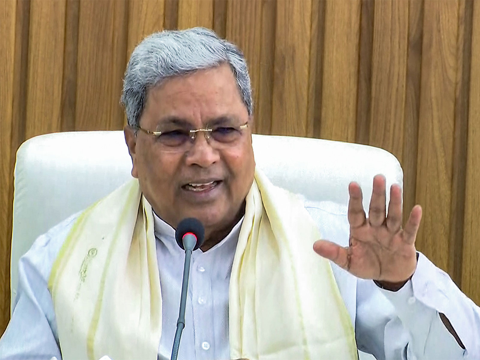 Karnataka Chief Minister Siddaramaiah (File Photo/ANI)