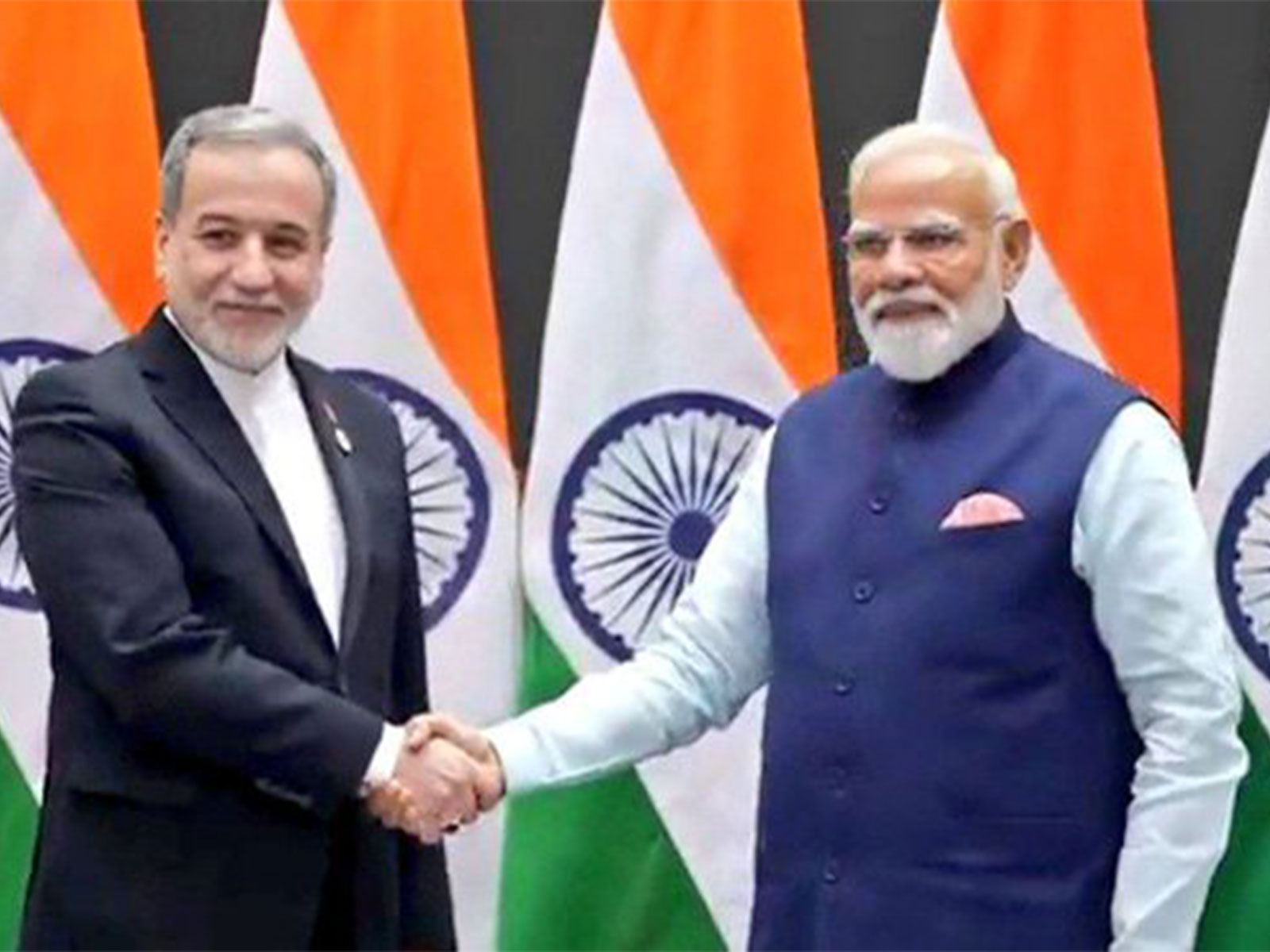 Prime Minister Narendra Modi meets Iranian Foreign Minister Abbas Araghchi on the sidelines of the BRICS Foreign Ministers’ Meeting in New Delhi. (Photo: X/@Iran_in_India)