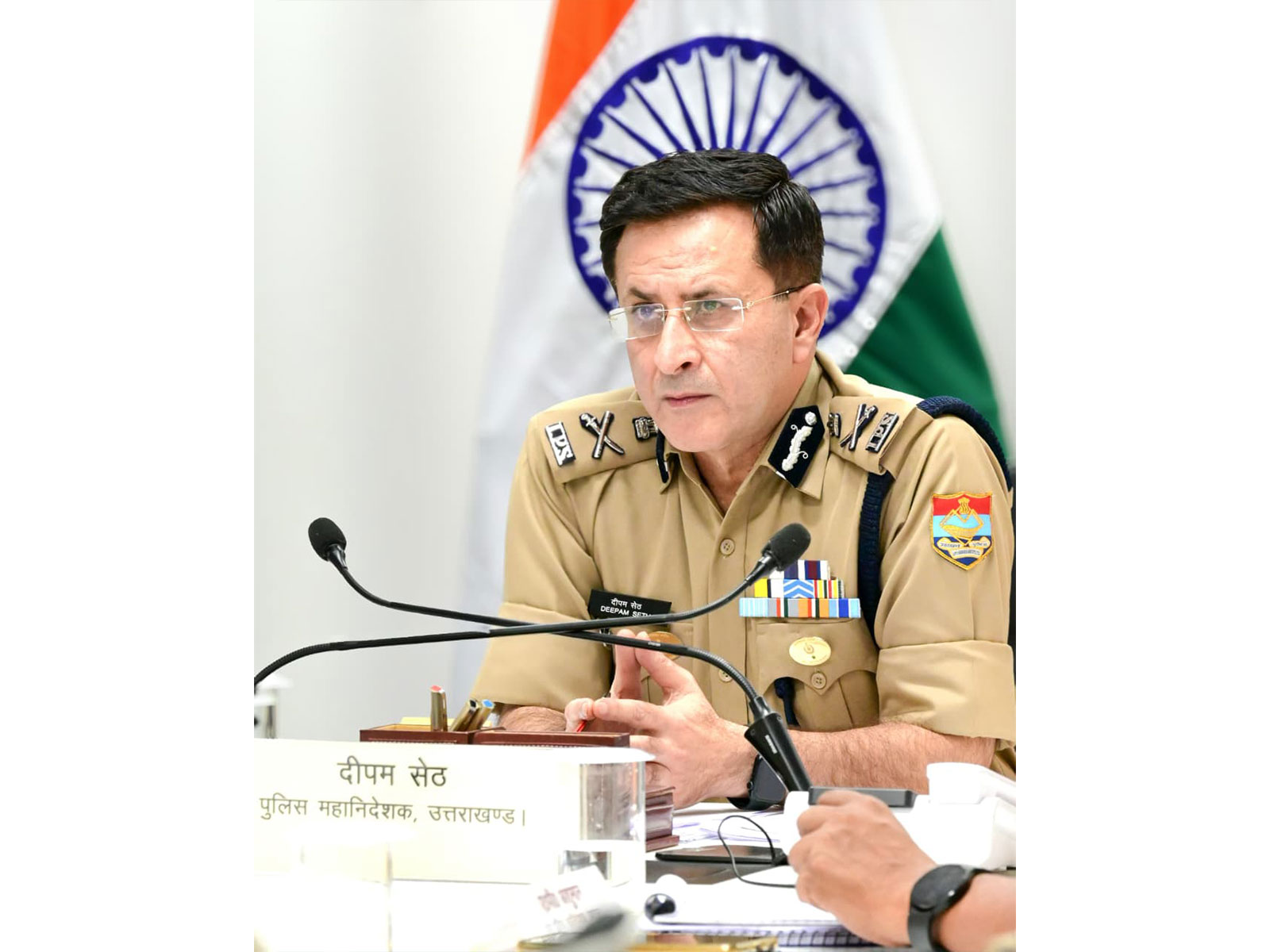 Uttarakhand Director General of Police (DGP) Deepam Seth (Photo/AANI)