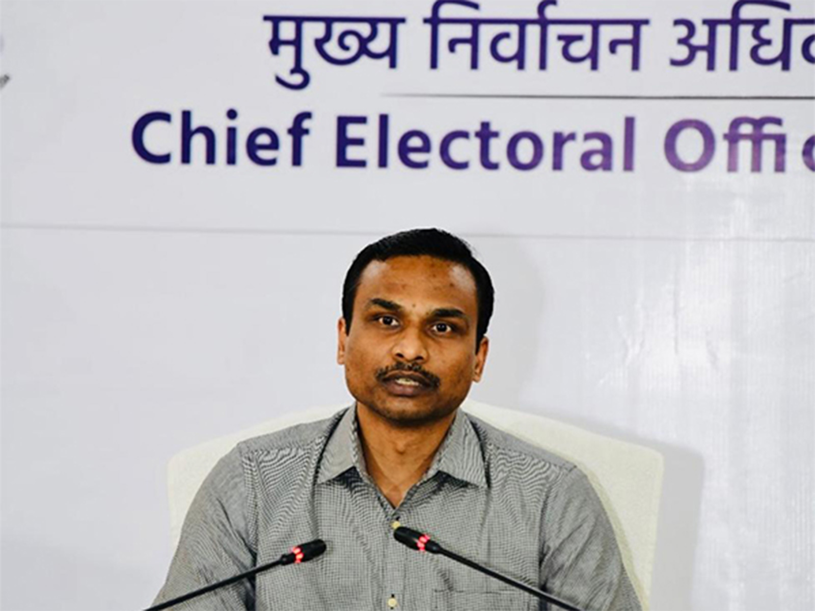 Uttarakhand’s Additional Chief Electoral Officer Vijay Kumar Jogdande (Photo/ANI)