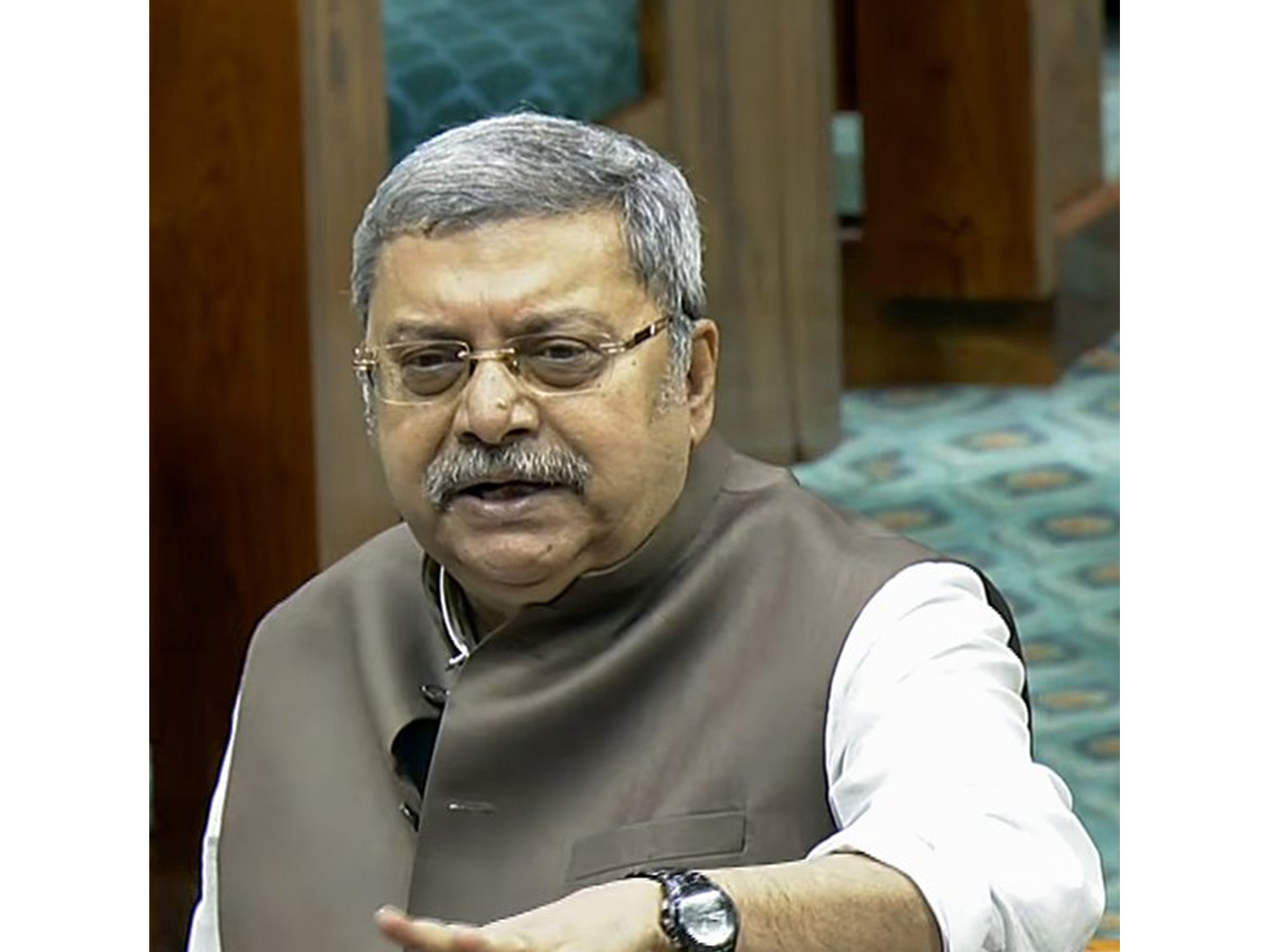 Kalyan Banerjee has been appointed as the new Chief Whip of the AITC Party in the Lok Sabha (Photo/ANI)