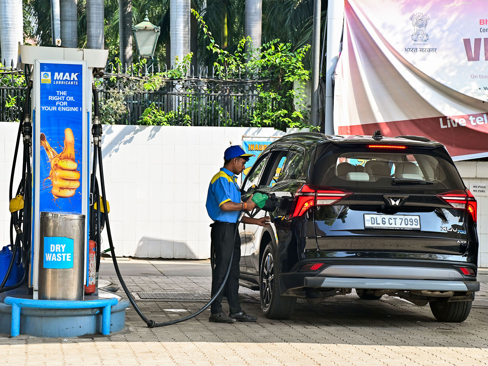 Visual from a petrol pump (File photo/ANI)