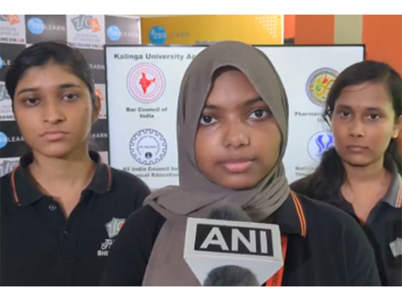 Sahista Shifa, a student from ZICA, Cuttack (Photo/ANI)