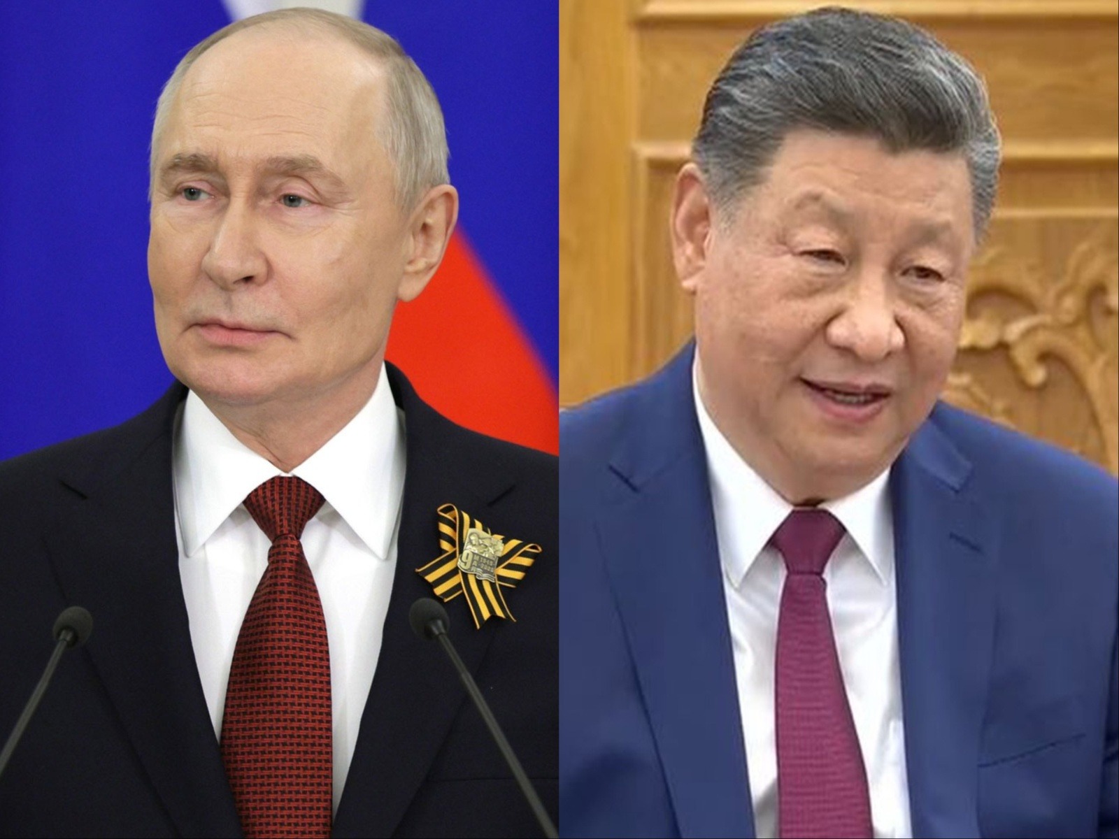 Russian President Vladimir Putin and Chinese President Xi Jinping (Photo/Kremlin/White House Youtube)