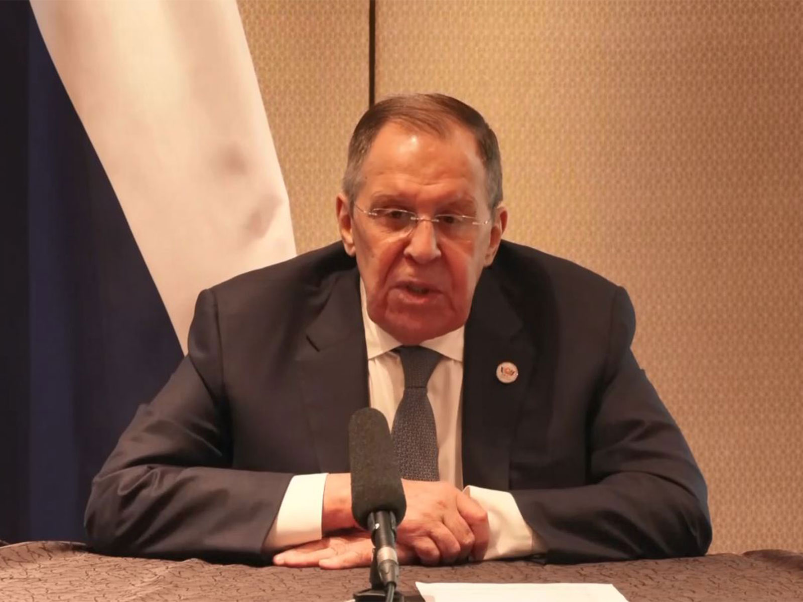 Russian Foreign Minister Sergey Lavrov (Photo/ANI)