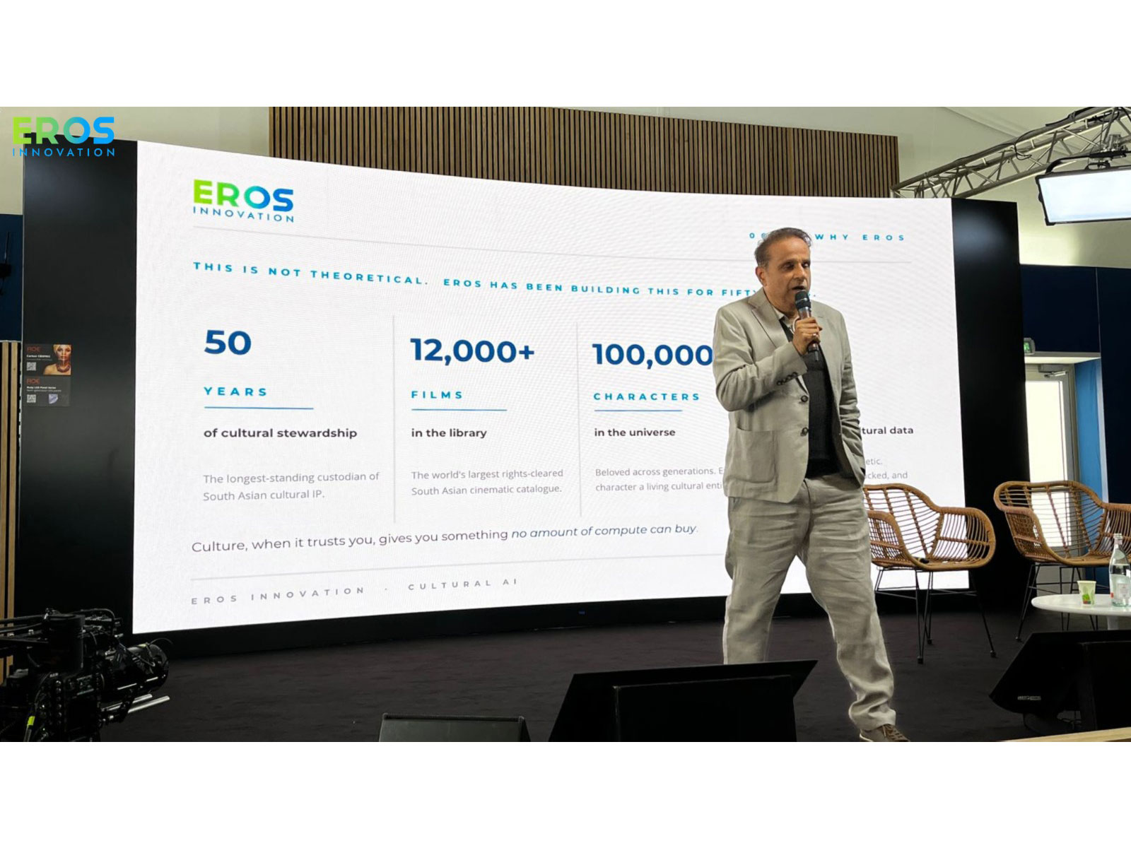Eros Innovation at Cannes Next (Image source: Eros Innovation)
