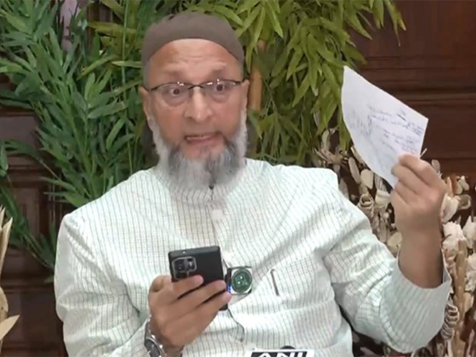 All India Majlis-e-Ittehadul Muslimeen (AIMIM) president Asaduddin Owaisi  (Photo/ANI)