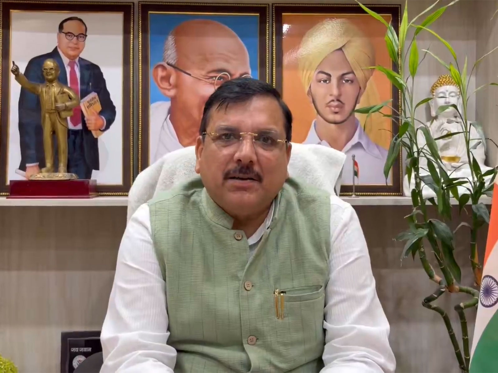 AAP MP Sanjay Singh (Photo/ANI)