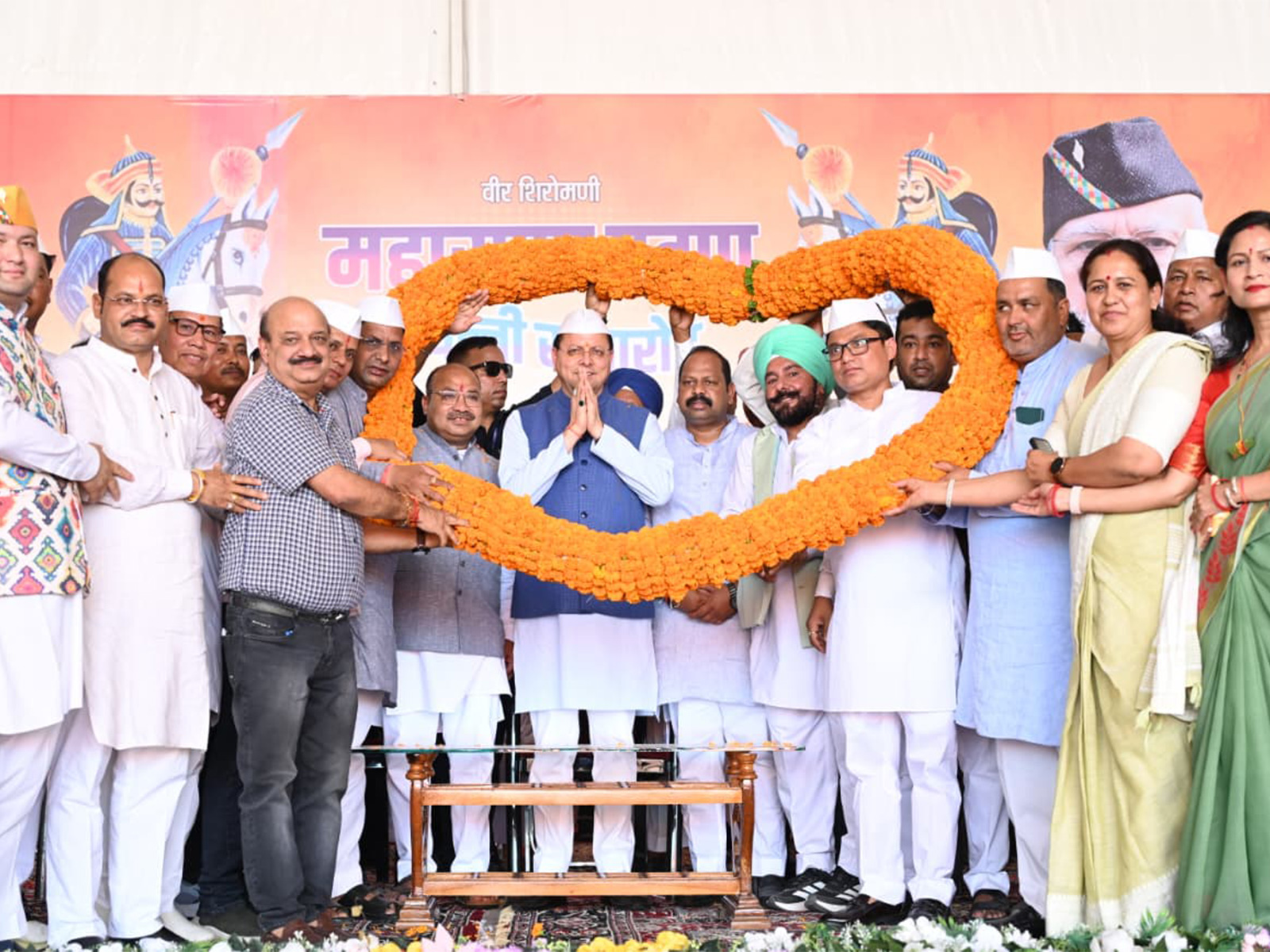 Uttarakhand CM Dhami attends Maharana Pratap Jayanti programme in Udham Singh Nagar (Photo/Uttarakhand CMO) Uttarakhand CM Dhami attends Maharana Pratap Jayanti programme in Udham Singh Nagar (Photo/Uttarakhand CMO)