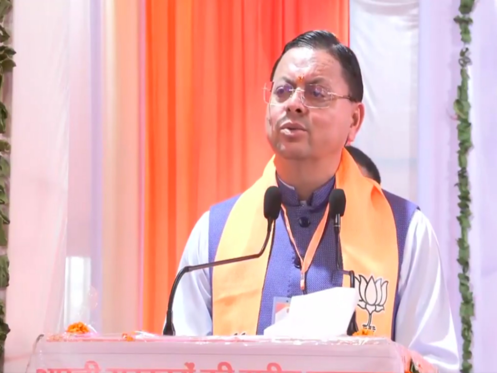 Uttarakhand Chief Minister Pushkar Singh Dhami