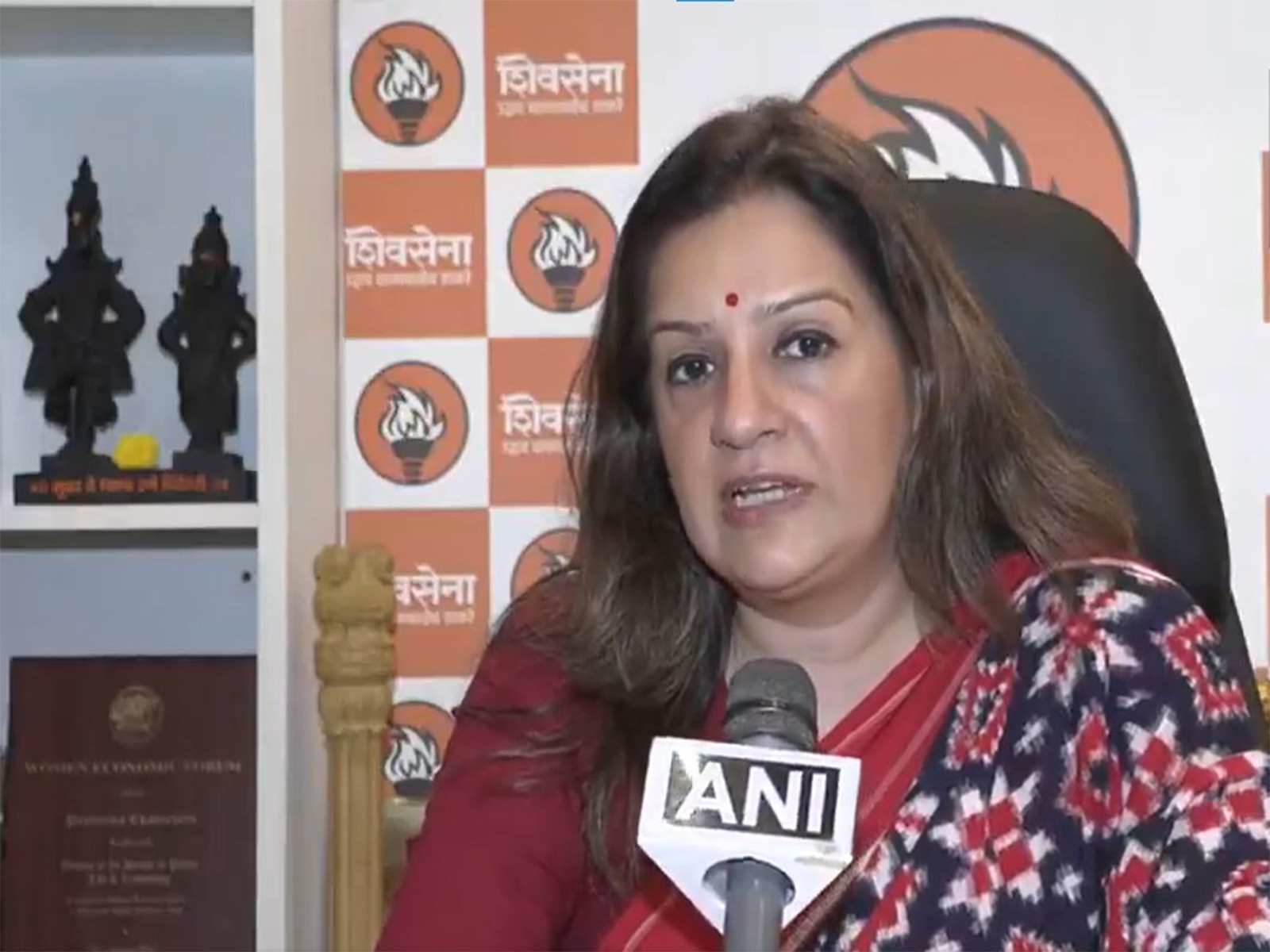 Shiv Sena (UBT) leader Priyanka Chaturvedi (Photo/ANI)