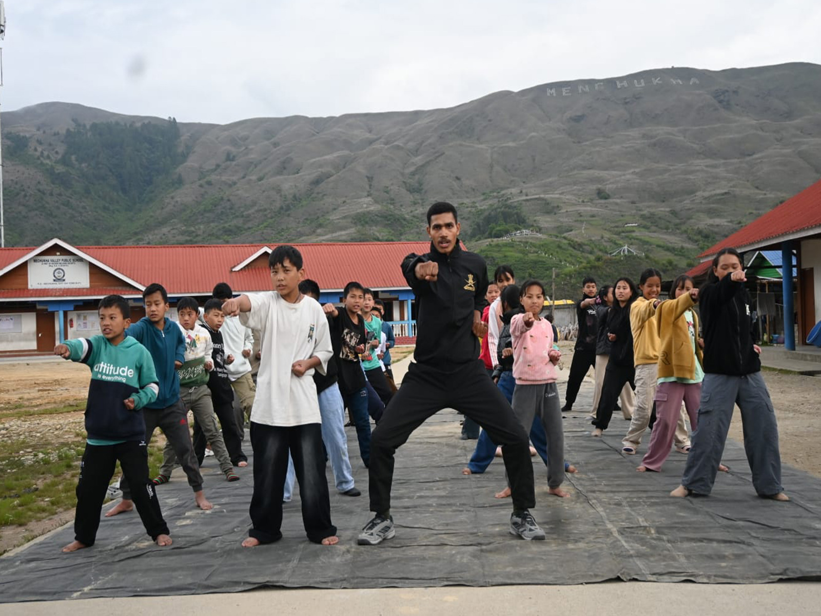 Indian Army conducts self-defence training camp at Menchuka Valley school (Photo/DIPR Arunachal Pradesh) Indian Army conducts self-defence training camp at Menchuka Valley school (Photo/DIPR Arunachal Pradesh)