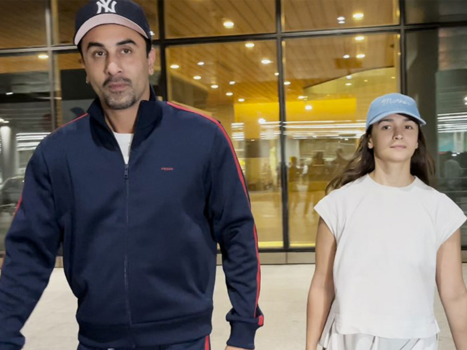 Couple Alia Bhatt and Ranbir Kapoor (Image source: ANI)