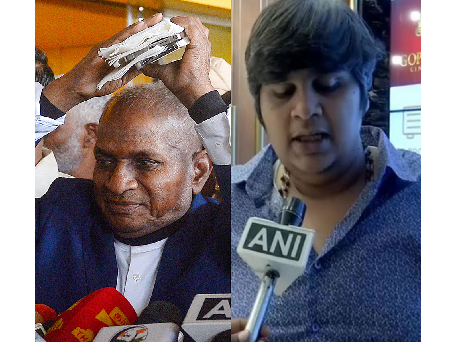 Maestro Ilaiyaraaja and director Karthik Subbaraj (Photo/ANI)