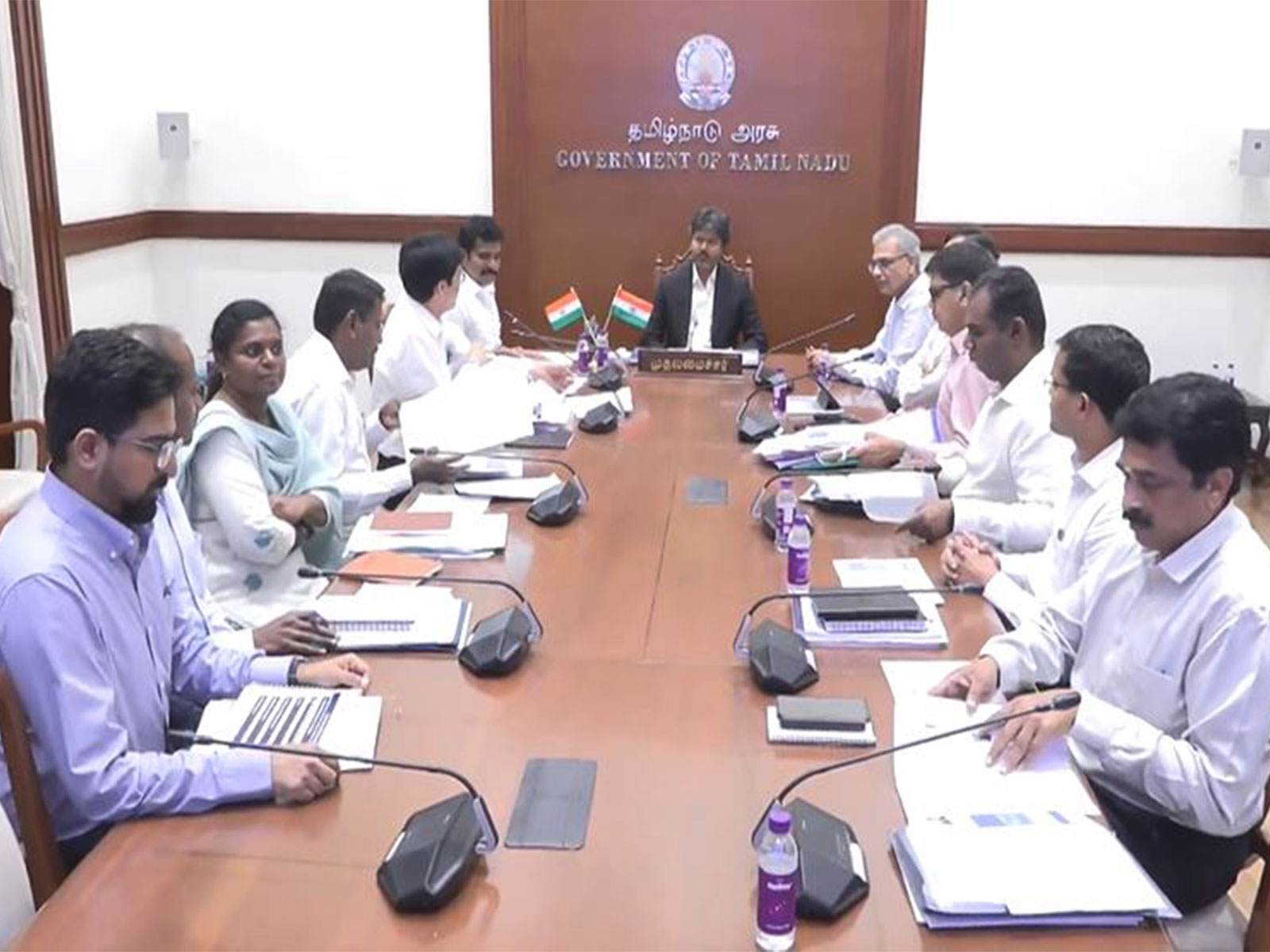 High level meeting chaired by Tamil Nadu CM Vijay (Photo/TNDIPR) High level meeting chaired by Tamil Nadu CM Vijay (Photo/TNDIPR)