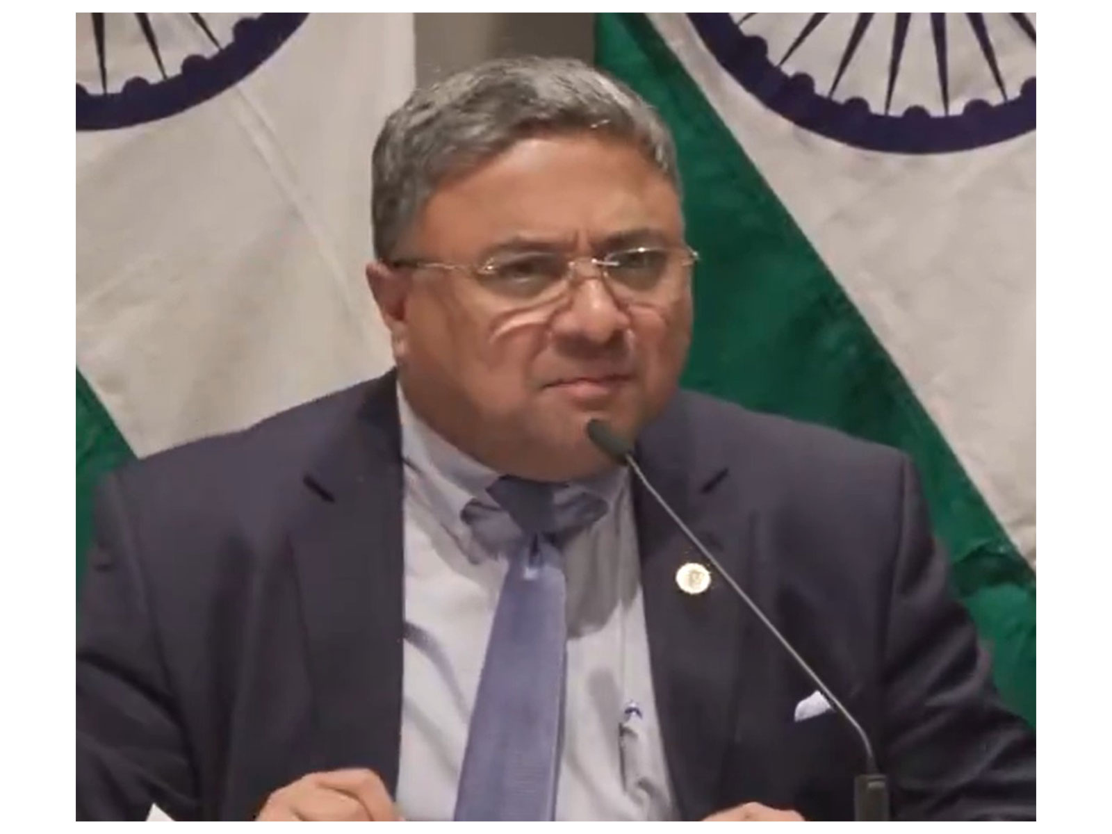MEA Secretary (West) Sibi George (Photo/ANI)