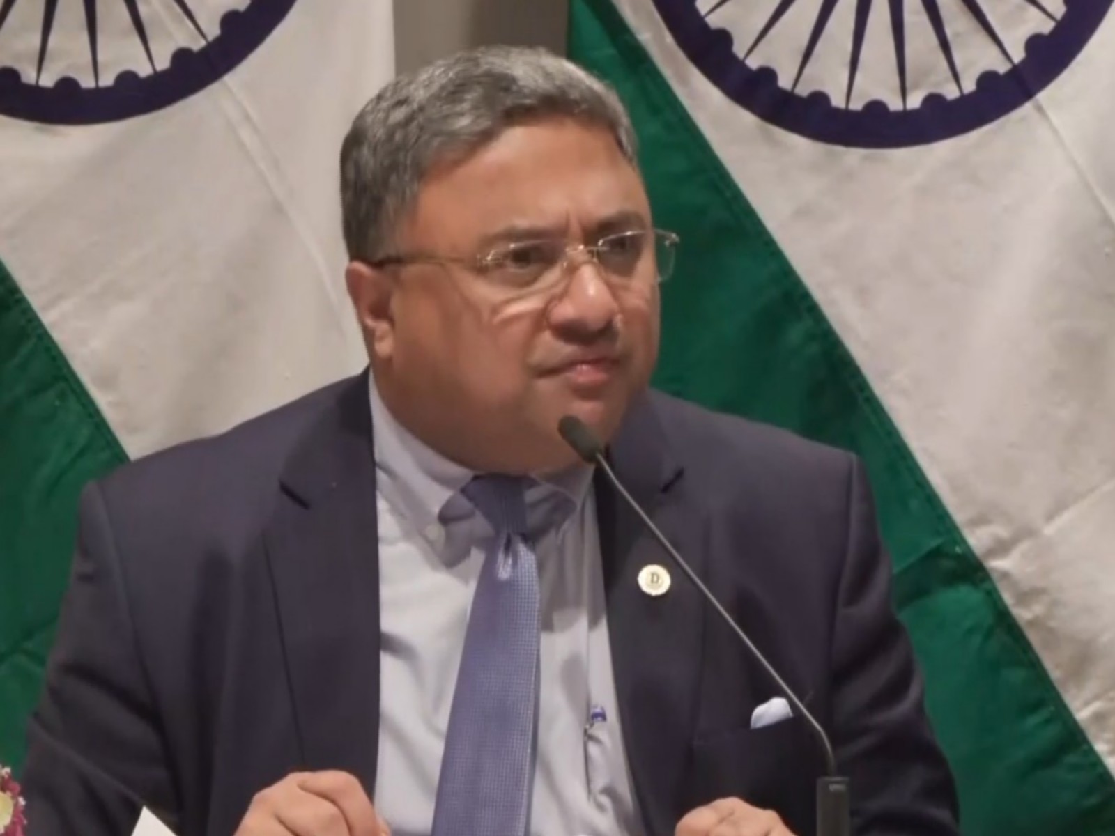MEA Secretary (West) Sibi George (Photo/ANI) MEA Secretary (West) Sibi George (Photo/ANI)