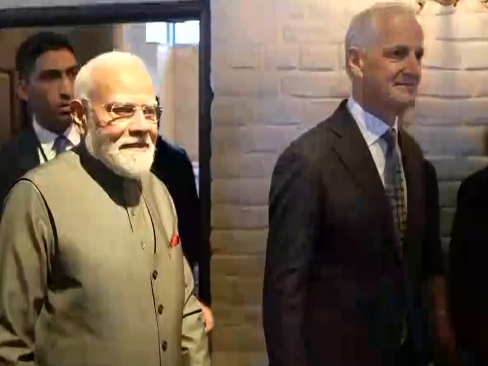 PM Modi visits Akershus Castle with Norwegian PM Store  (Photo/ANI) 