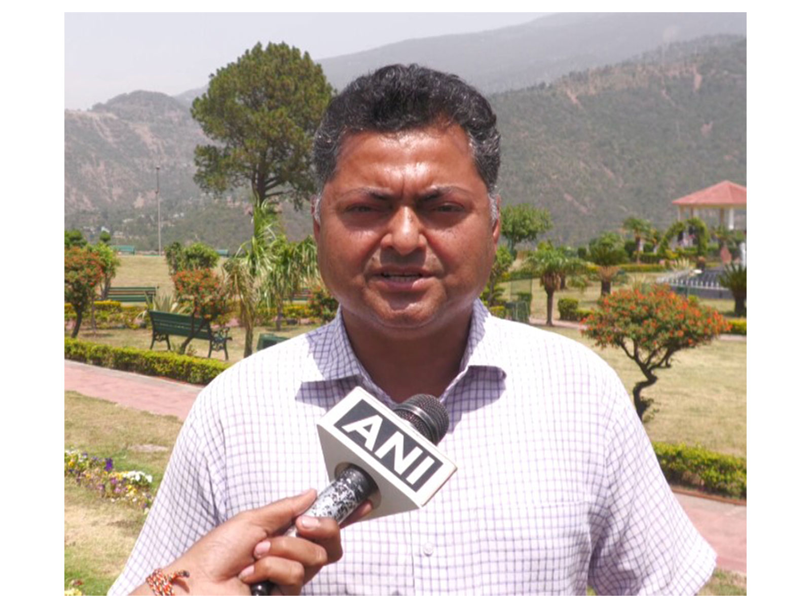 Assistant Floriculture Officer Pawan Kumar (Photo/ANI) Assistant Floriculture Officer Pawan Kumar (Photo/ANI)