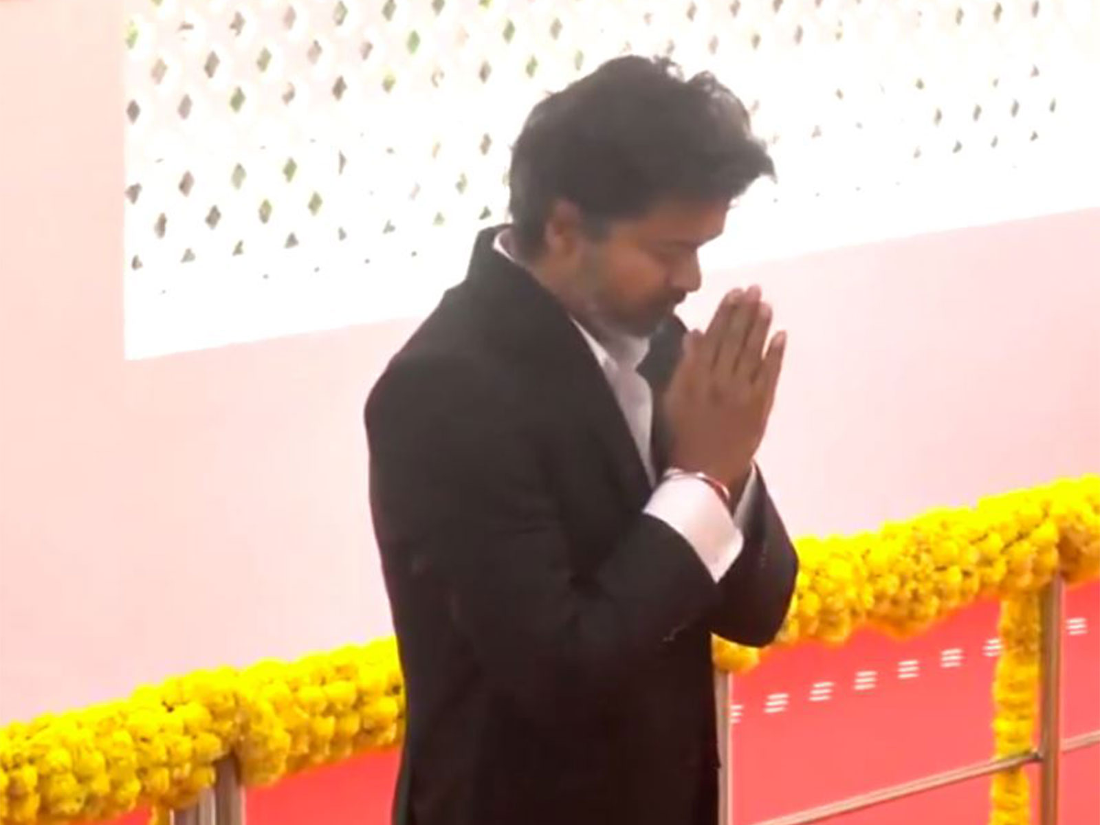Tamil Nadu CM C Joseph Vijay pays floral tribute to Pandit Iyothee Thass (Photo/ANI)