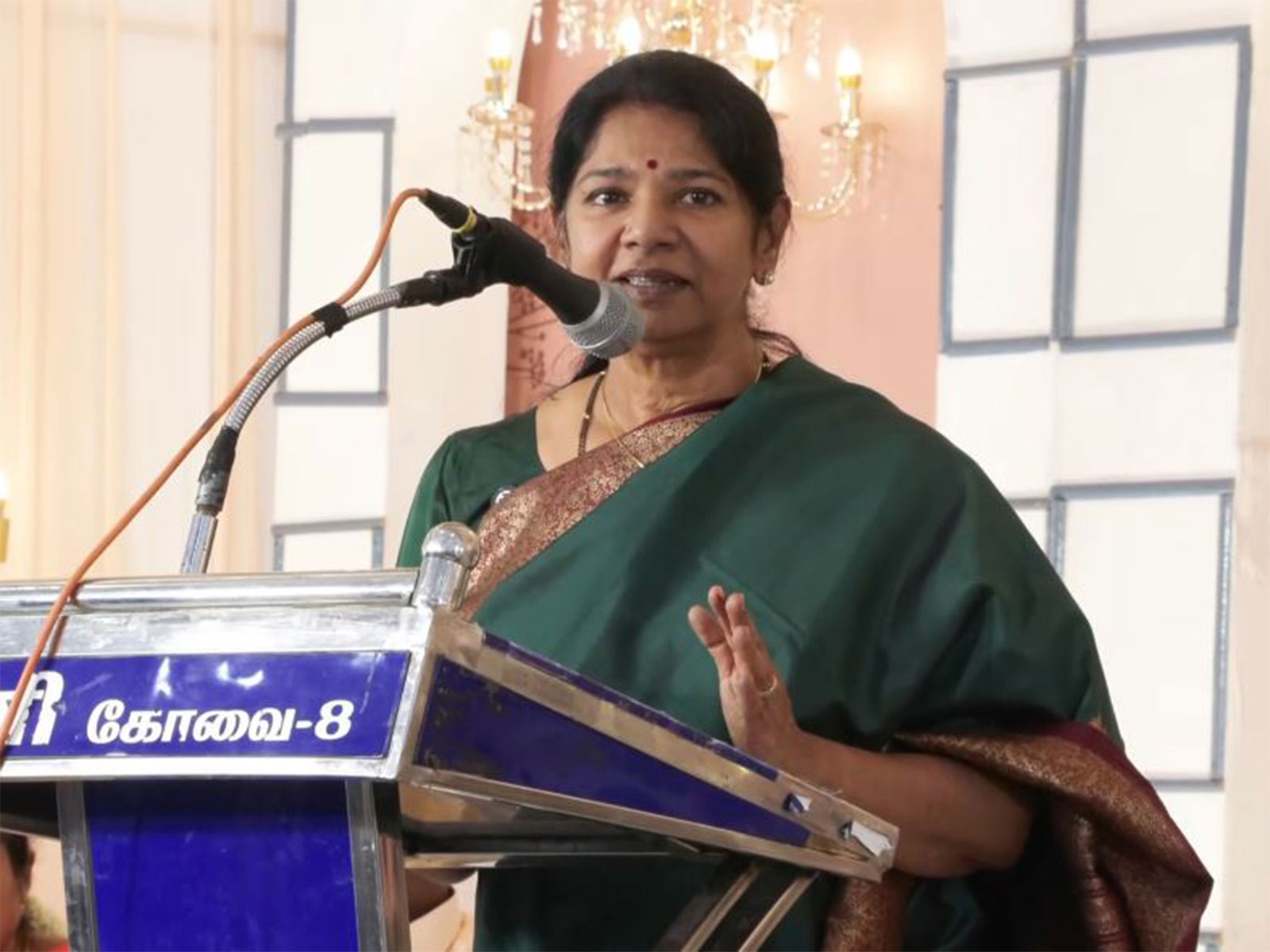 DMK Deputy General Secretary and MP Kanimozhi Karunanidhi (Photo/ANI)