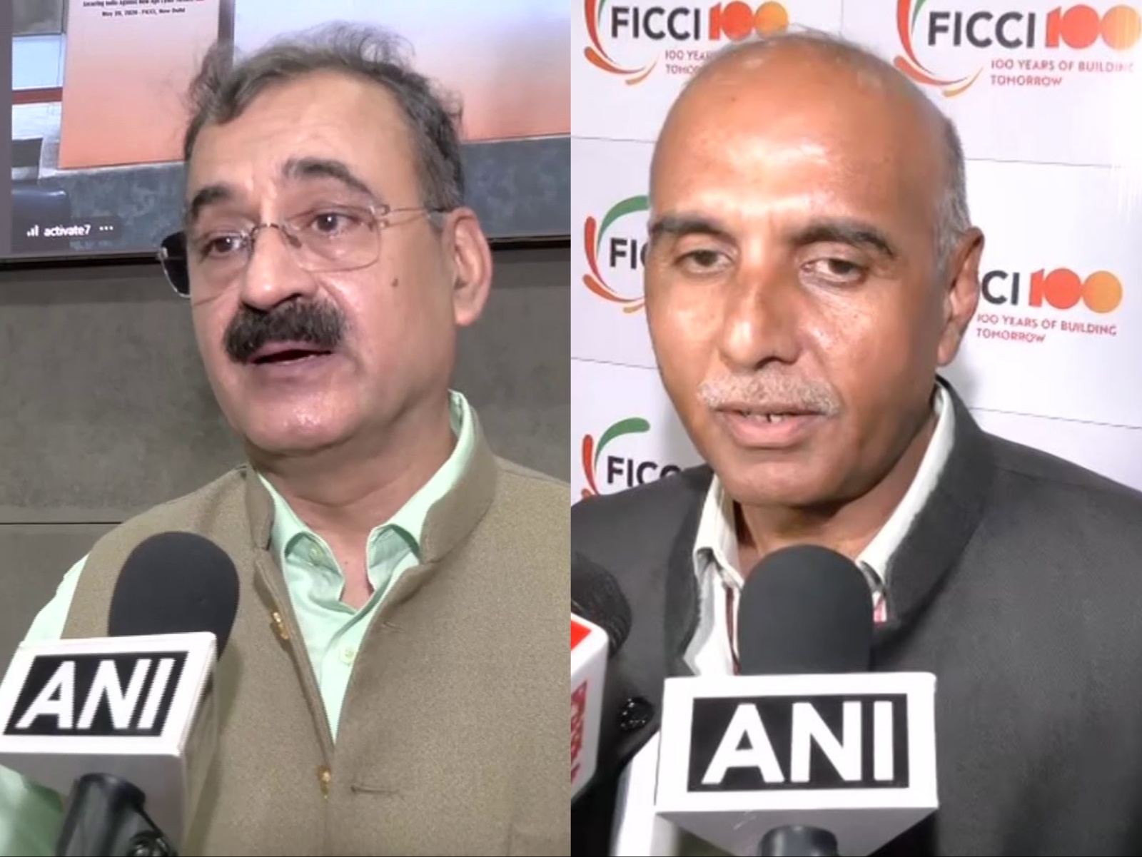 cyber law and artificial intelligence law expert Pavan Duggal; Dr Devesh Tyagi, CEO of the National Internet Exchange of India (NIXI) (Photo/ANI)