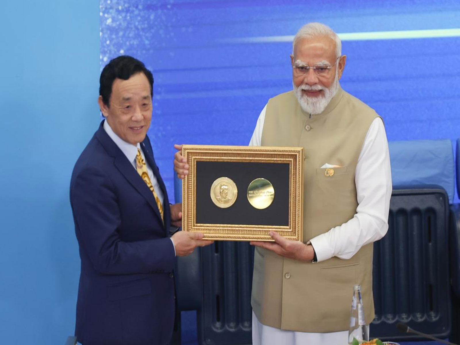 PM Modi conferred with FAO Agricola medal in Rome (Photo/X@MEA)