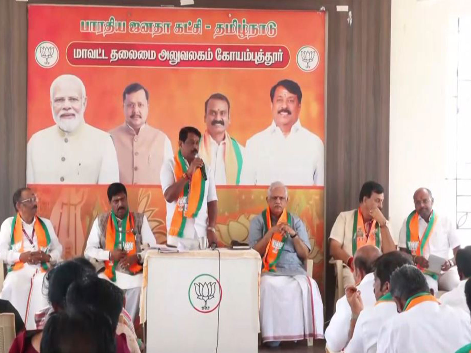 TN: BJP holds review meeting in Coimbatore to analyse Assembly election performance (Photo/ANI)