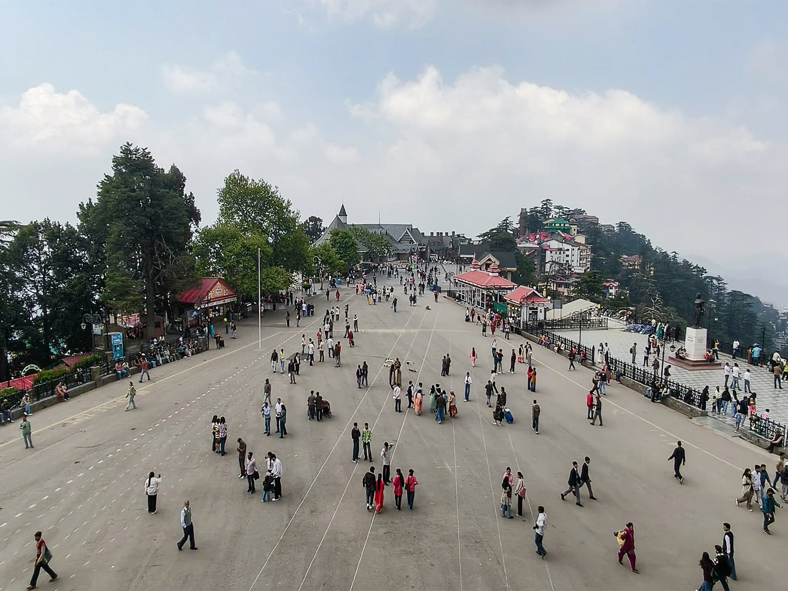 Visual from HP's Shimla (Photo/ANI) Visual from HP's Shimla (Photo/ANI)