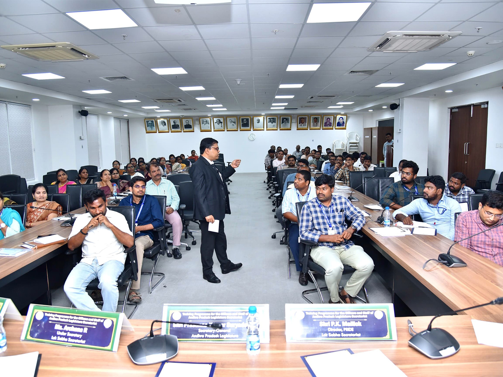 AP Legislature Officials undergoing training in Amaravati (Photo/Lok Sabha Secretariat)