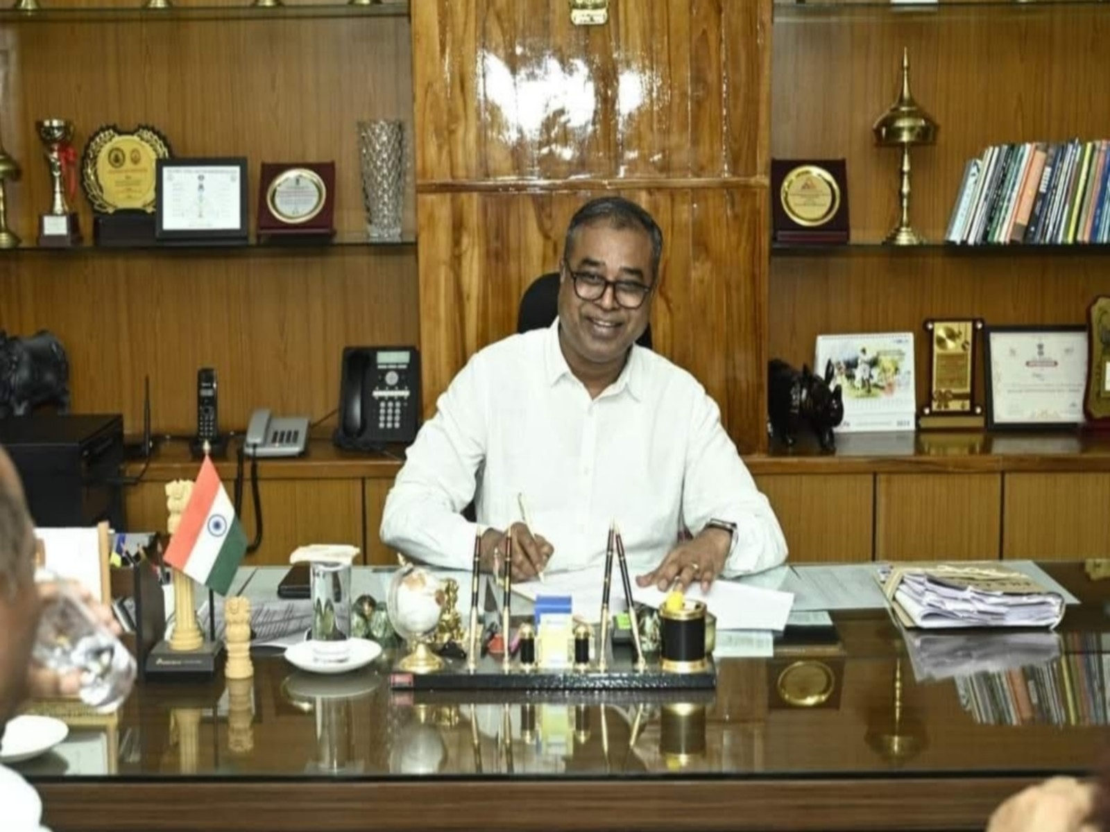Accused officer Lachit Kumar Das, Additional Director of Land Records (Photo/ Social media of Lachit Kumar Das)