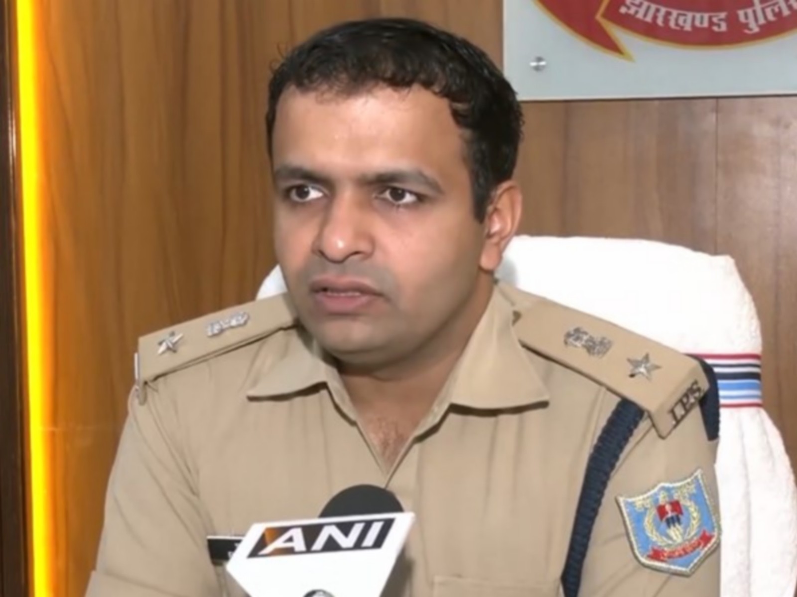 Ranchi City Superintendent of Police (SP) Paras Rana (Photo/ANI)